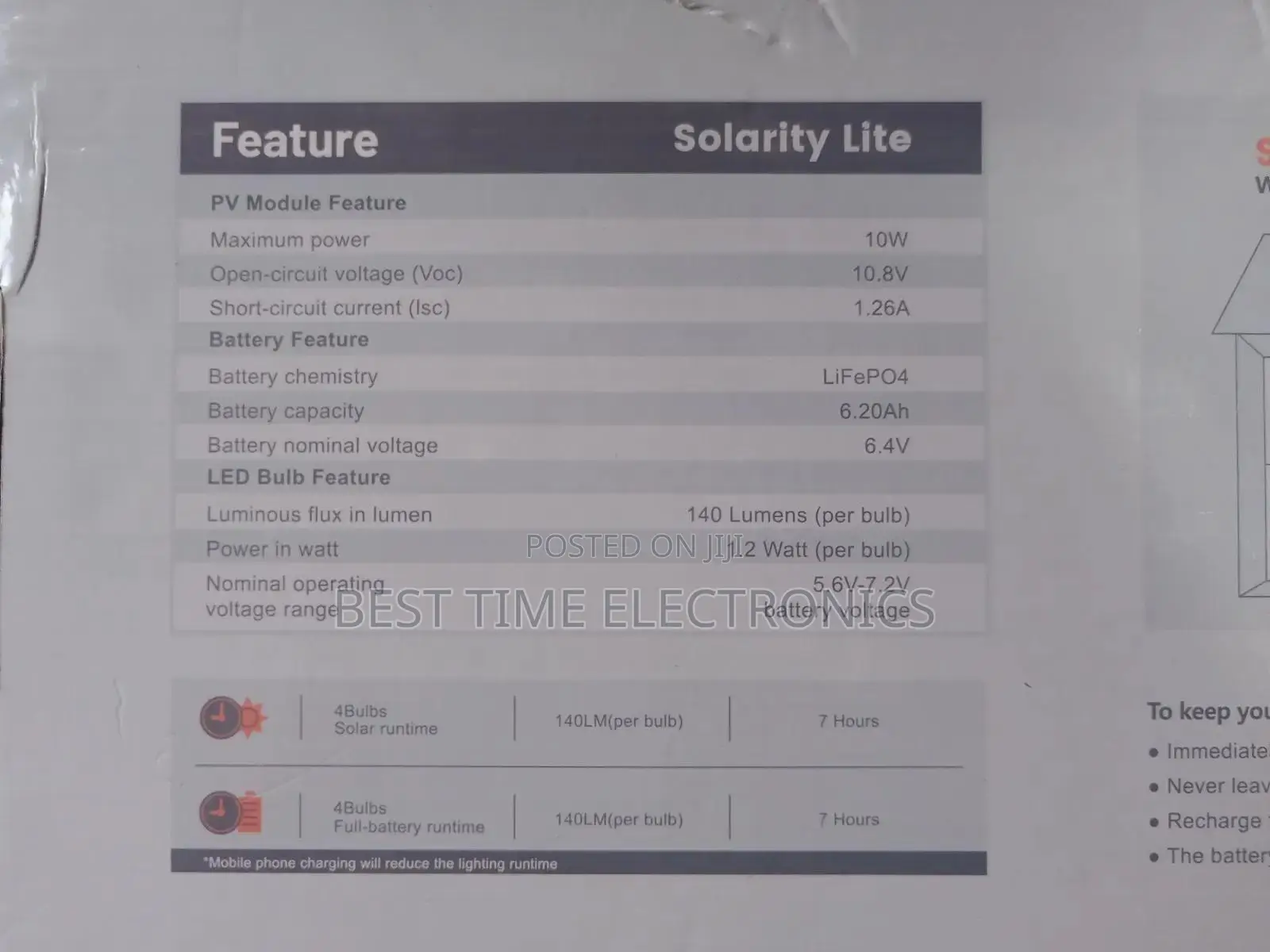 Solarity Lite Lighting System