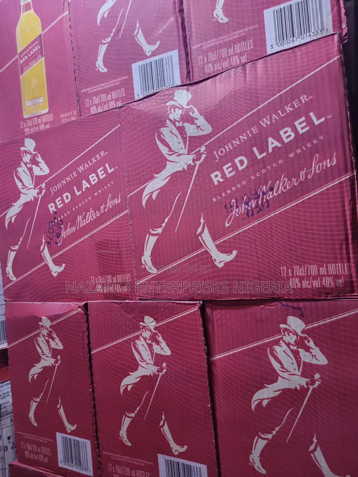 Johnnie Walker Red Label – 750ml by 12 Bottles