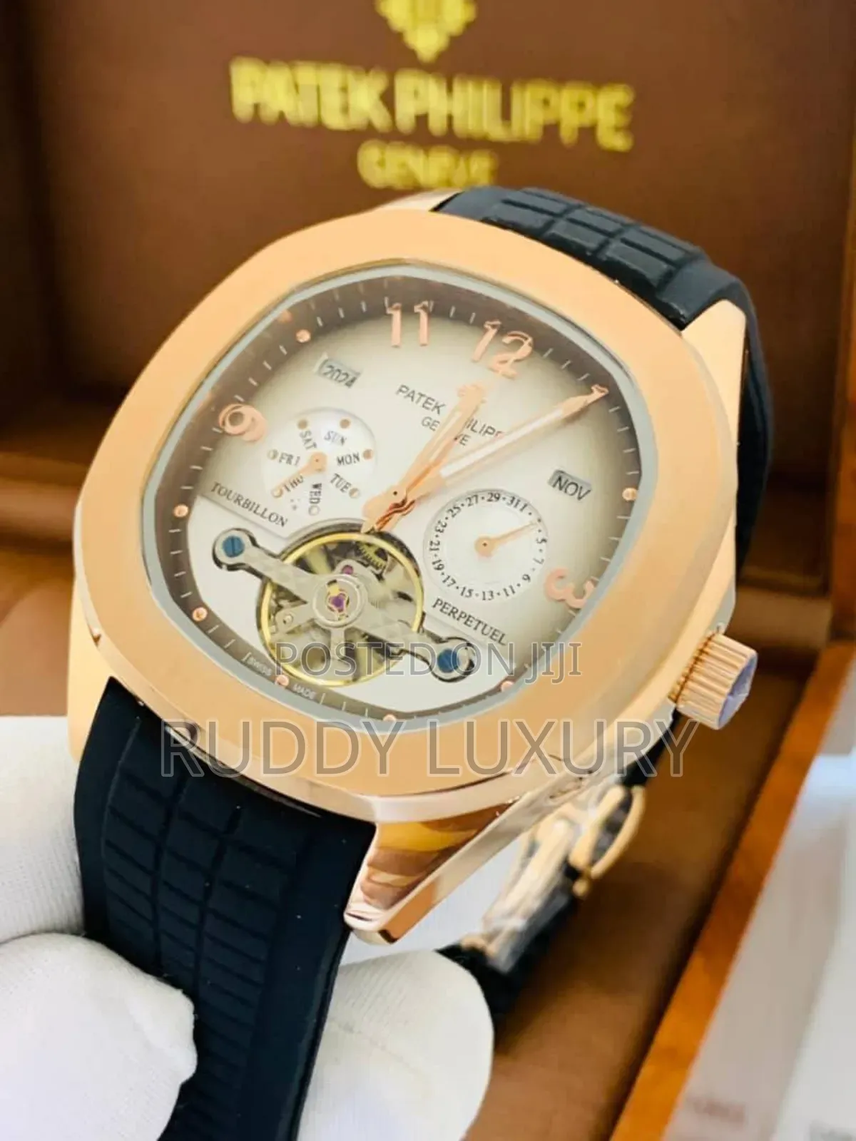Patek Philippe Automatic Rubber Wristwatch