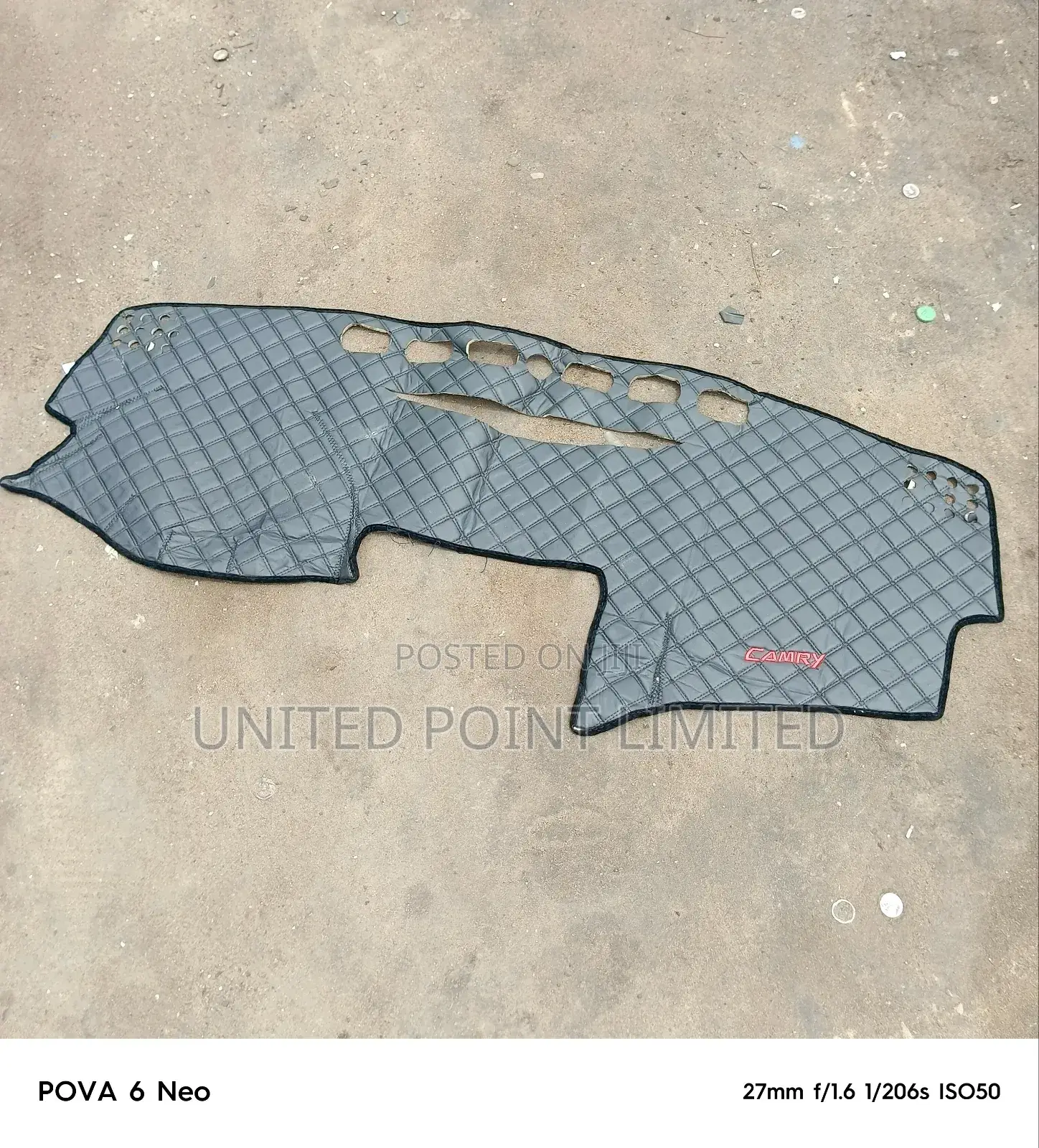 Camry 07-2011 Leather Dashboard Cover Ph