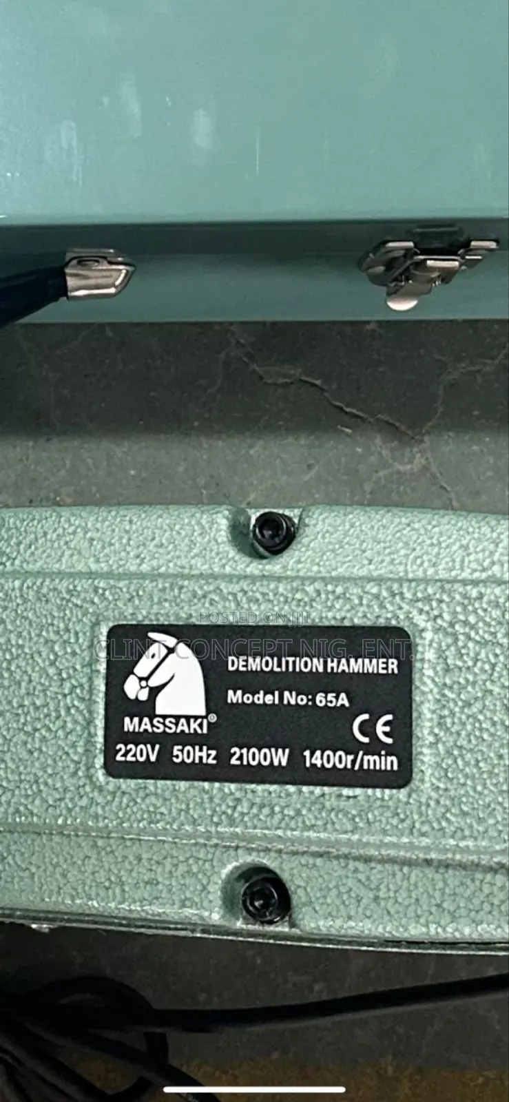 Massaki Demolition Breaker Hammer Model:65a