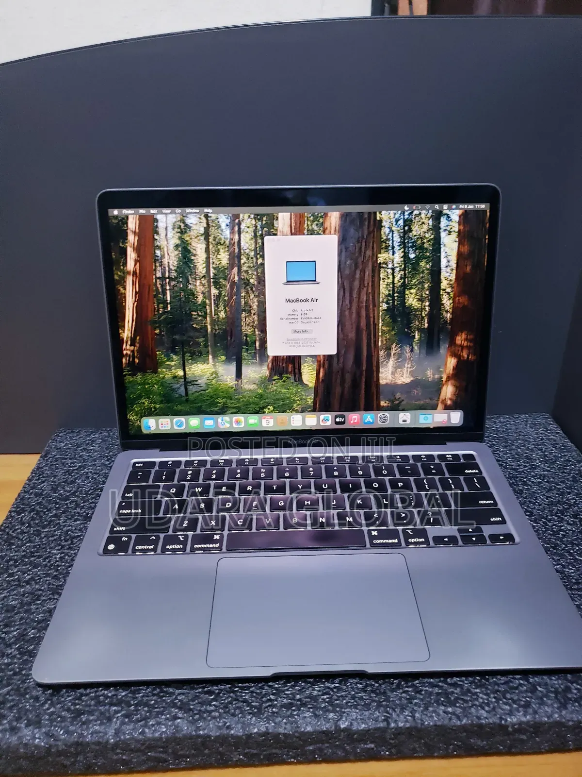 Laptop Apple MacBook Air 2020 M1 8GB Apple M1 SSD 256GB