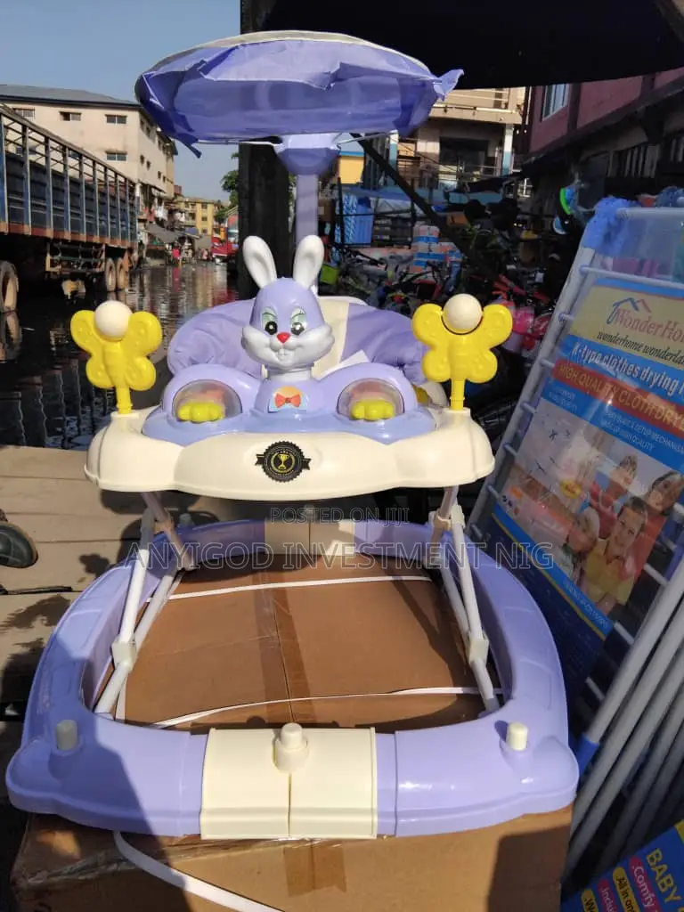 Moveble Fordable Baby Walker With Head Cover Toy's