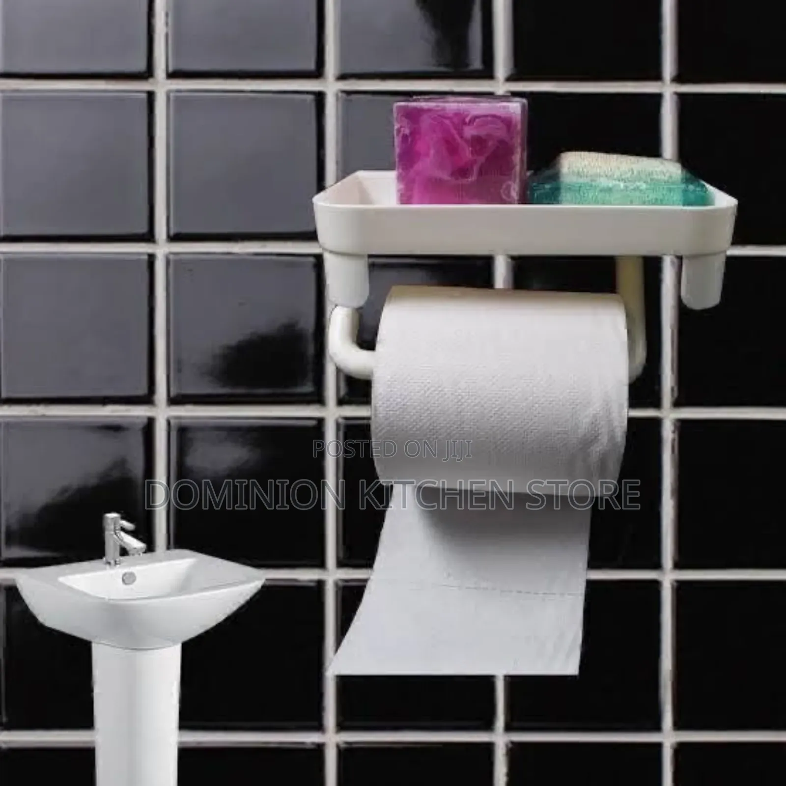Bathroom Tissue Holder With Super Suction