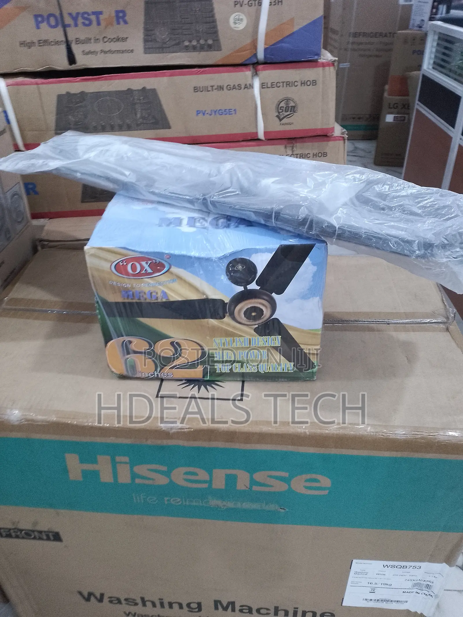 62" Ox Mega Fan - High-Speed Air Circulation