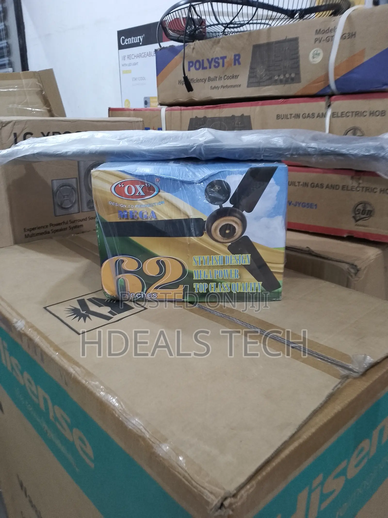 62-Inch Ox Mega Fan - Breeze That Lasts
