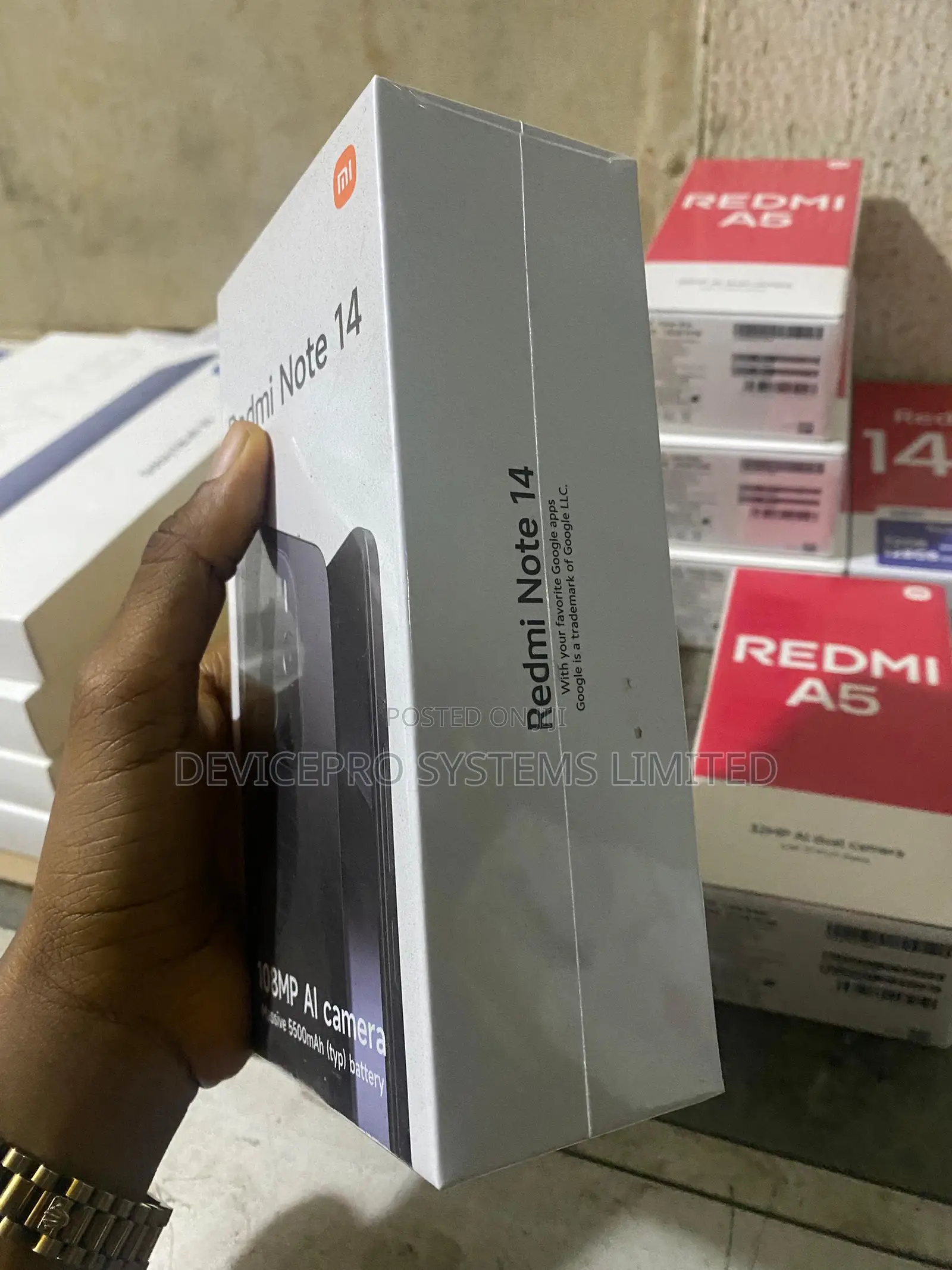 New Xiaomi Redmi Note 14 128 GB Black
