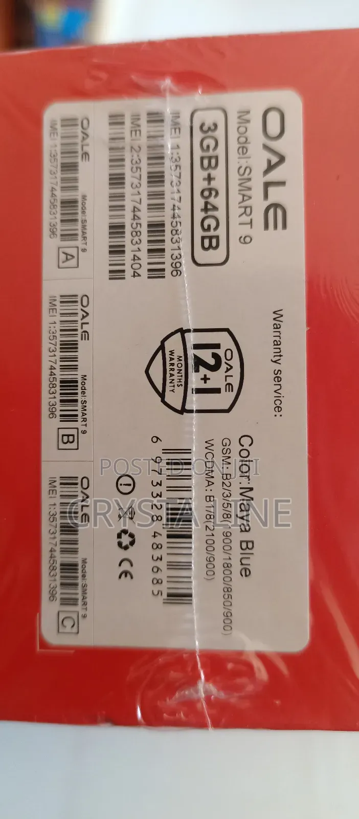 New Oale P1 64 GB Blue