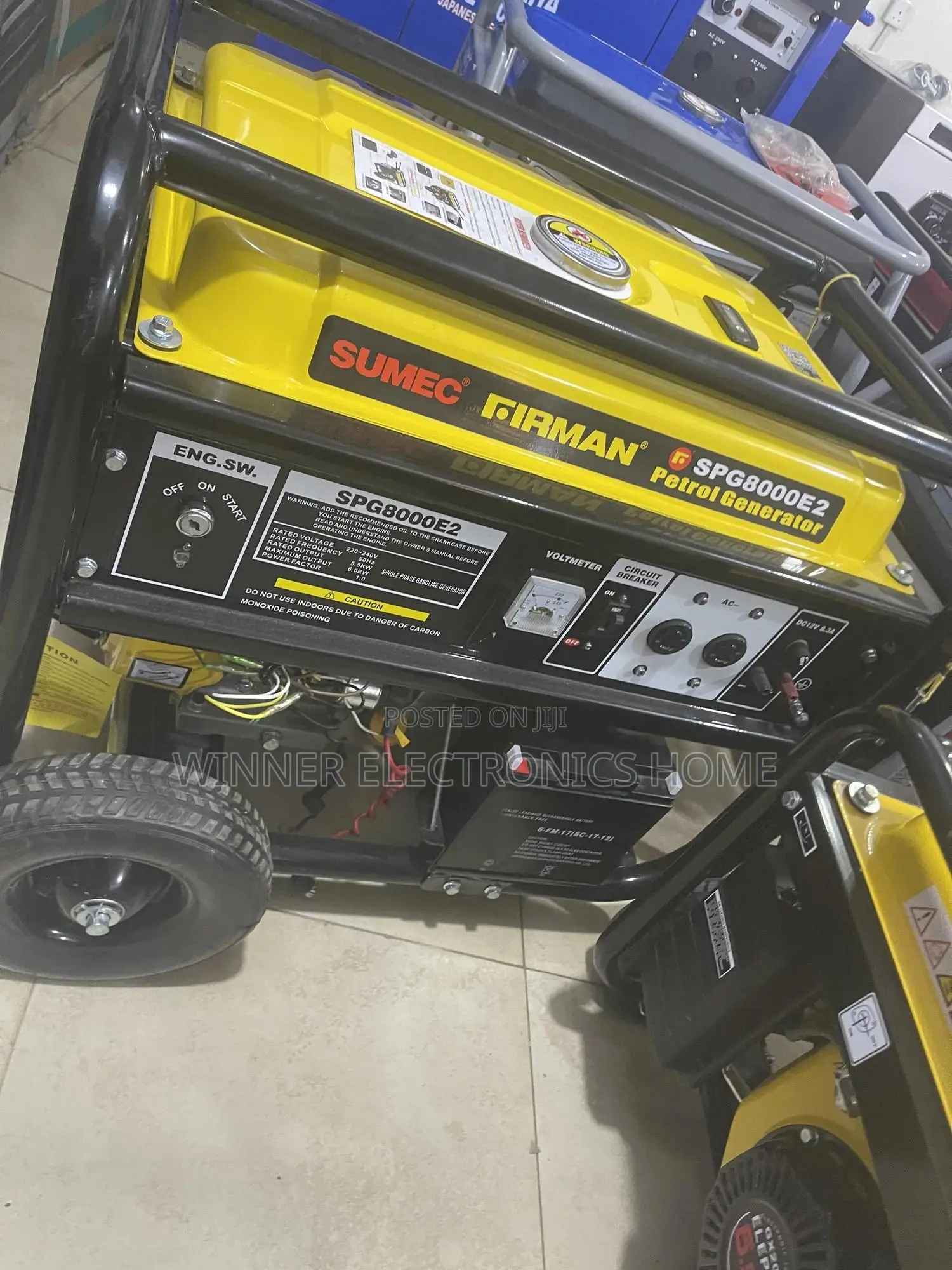 Sumec Firman 7.0kva Generator Spg8000e2 Copper