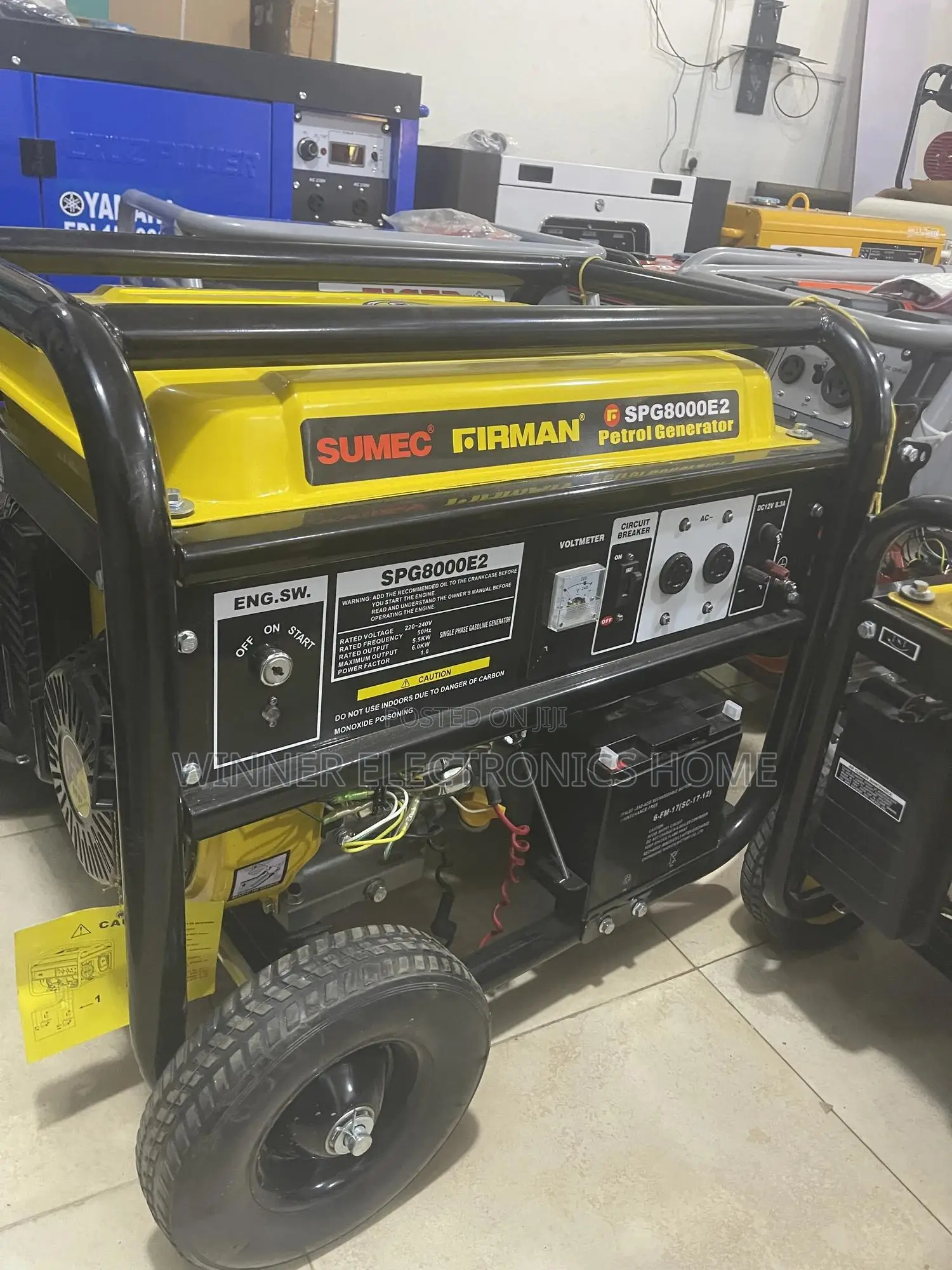 Sumec Firman 7.0kva Generator Spg8000e2 Copper