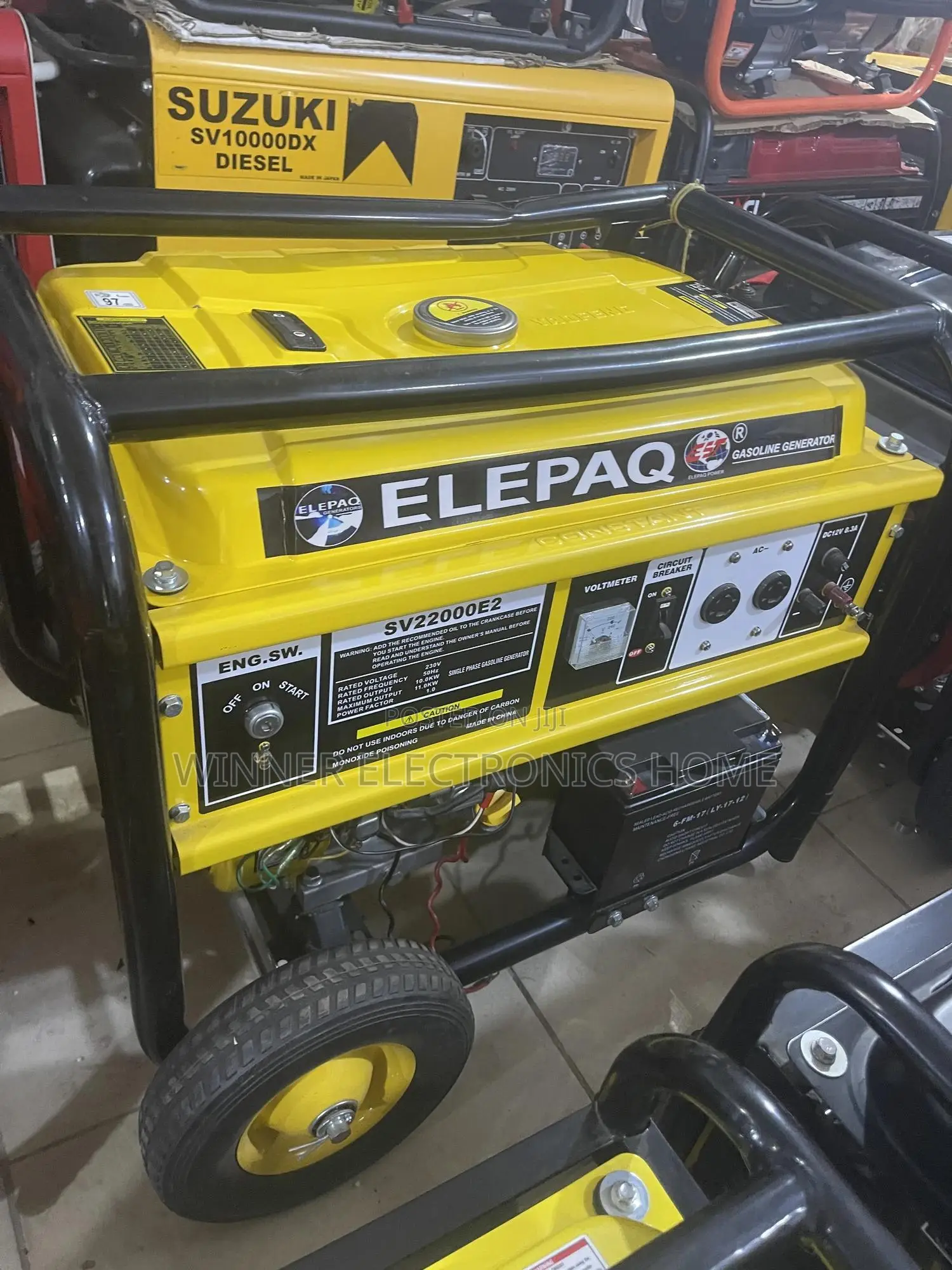 Elepaq 10kva Constant Petrol Generator Copper Coil