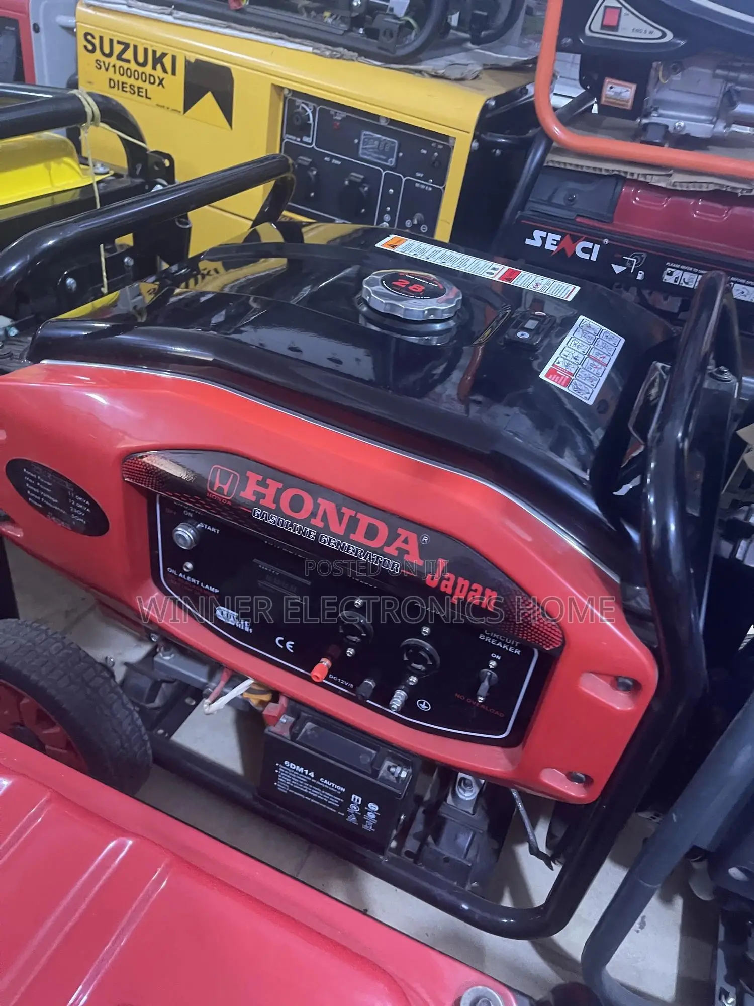 Japan Honda Automatic Petrol Generatorrr 10kva Copper Coil