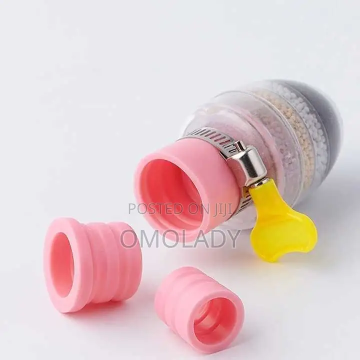 Faucet Water Filter (Magnetized Tap Water Filter) Pink