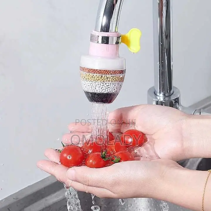 Faucet Water Filter (Magnetized Tap Water Filter) Pink