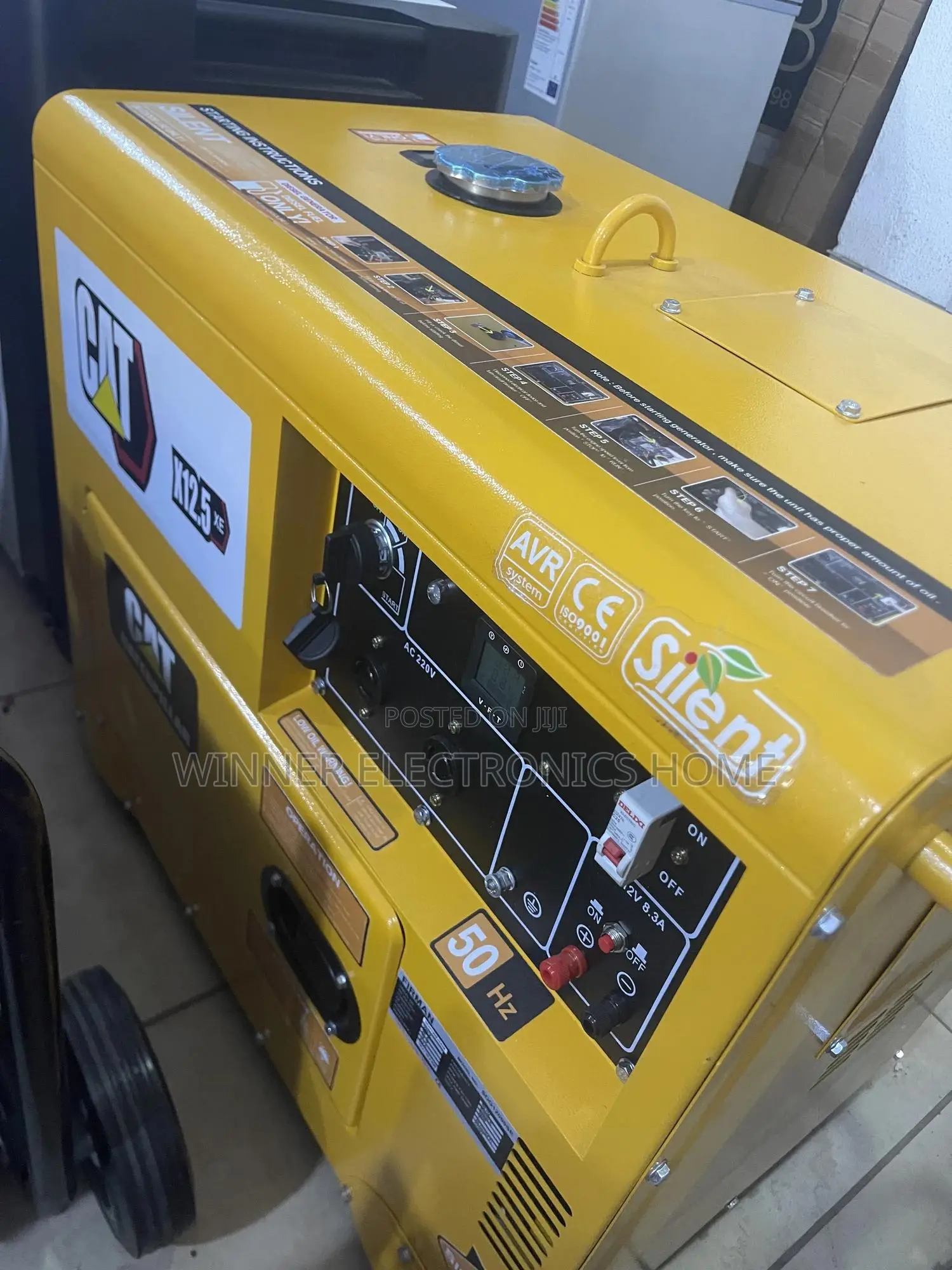 Cat 12kva Diesel Generator 100% Copper Coil