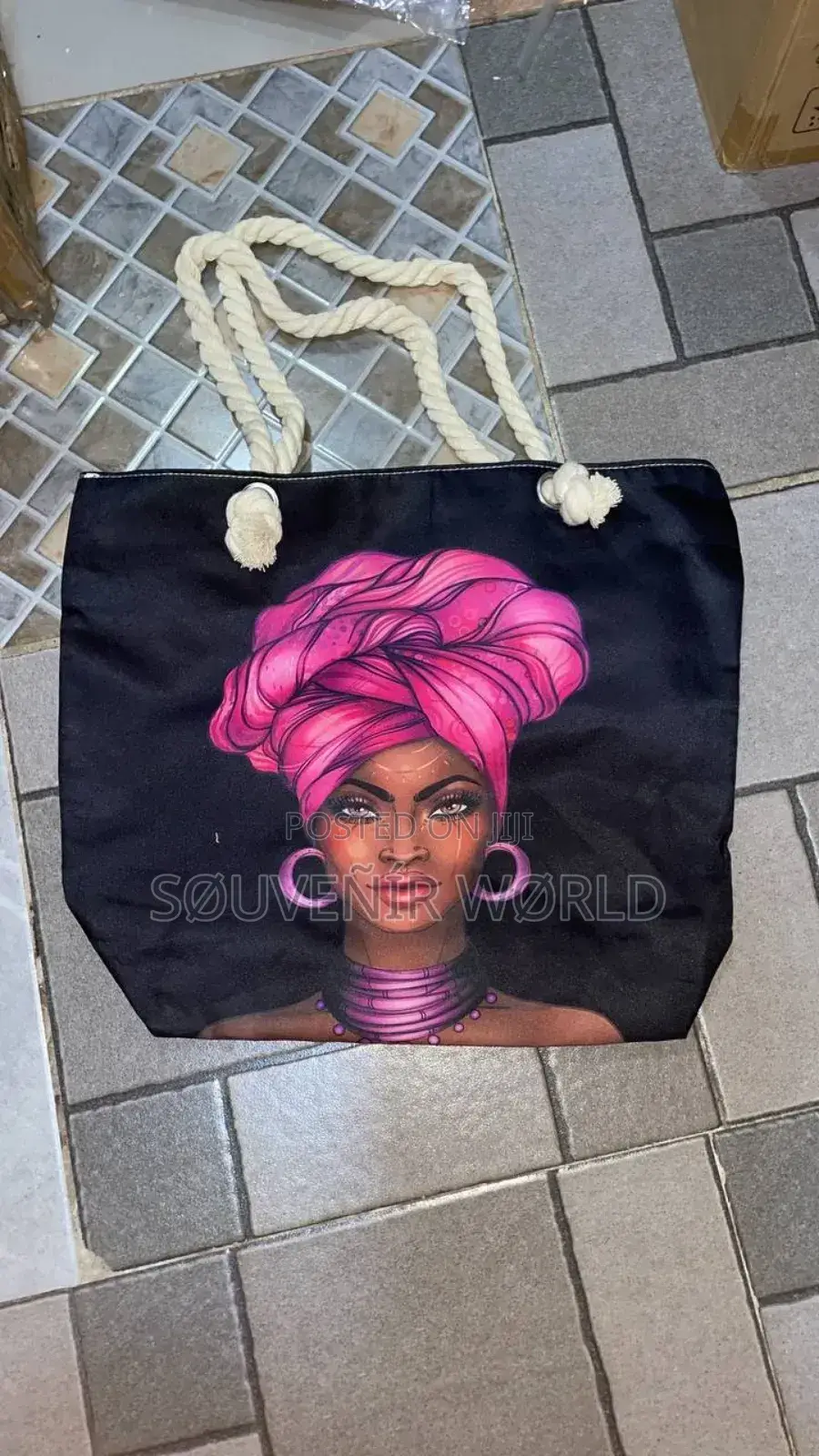 Facial Tote Bag