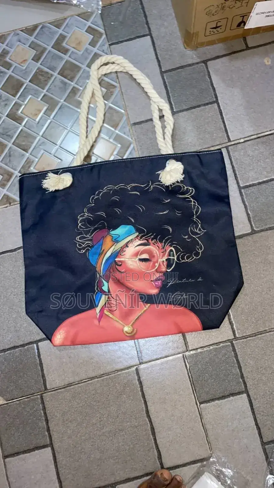 Facial Tote Bag
