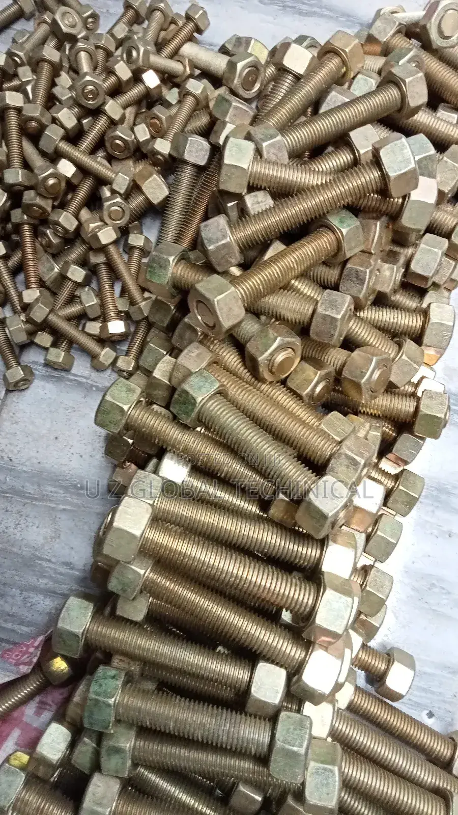 3⁄4 Stud Bolt Nuts Cadmium Coated