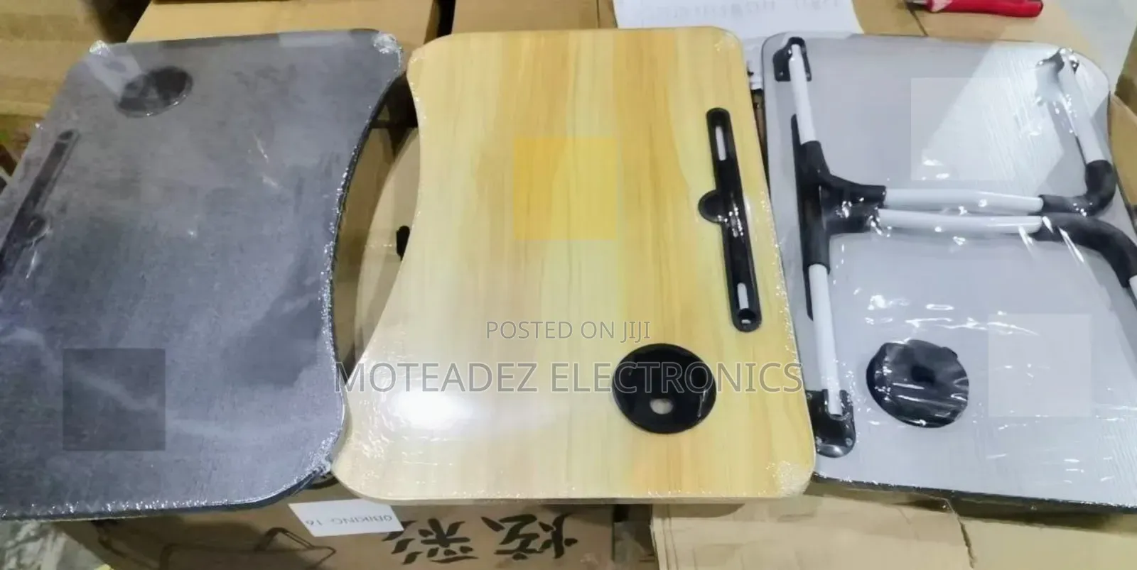 Foldable Over the Bed Laptop Table With Drawer and Cup Hole