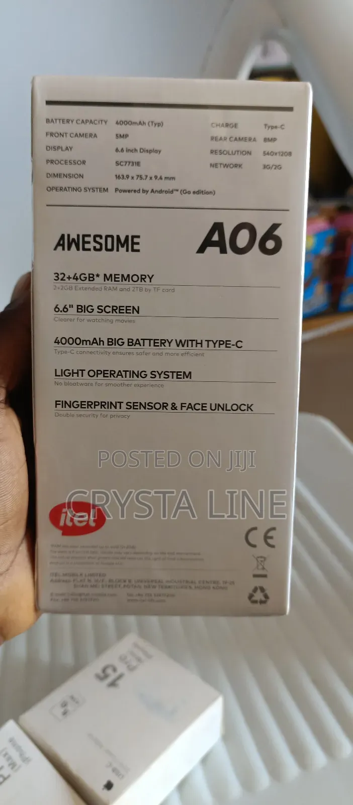 New Itel A06 32 GB Gold
