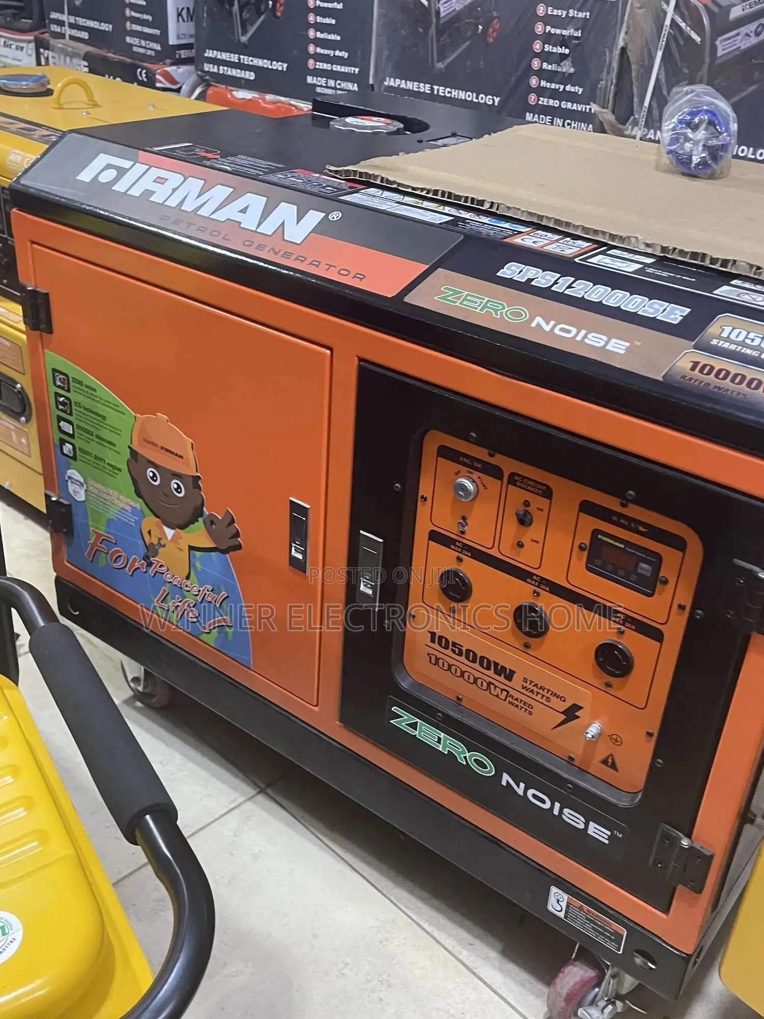 Firman Soundproof Petrol 10kva Generator 100% Copper Coil