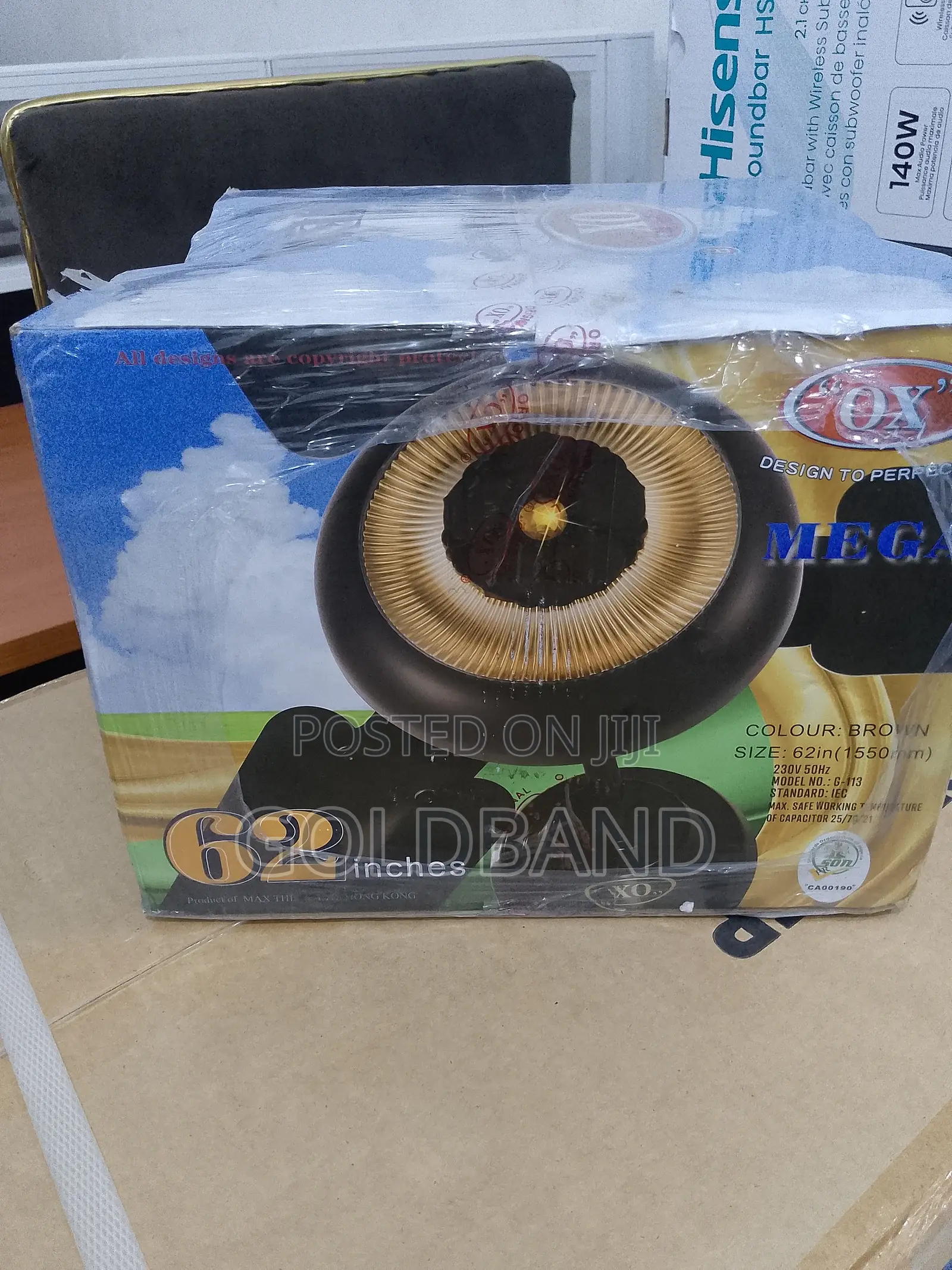 Ox Mega 62" Prestige Ceiling Fan