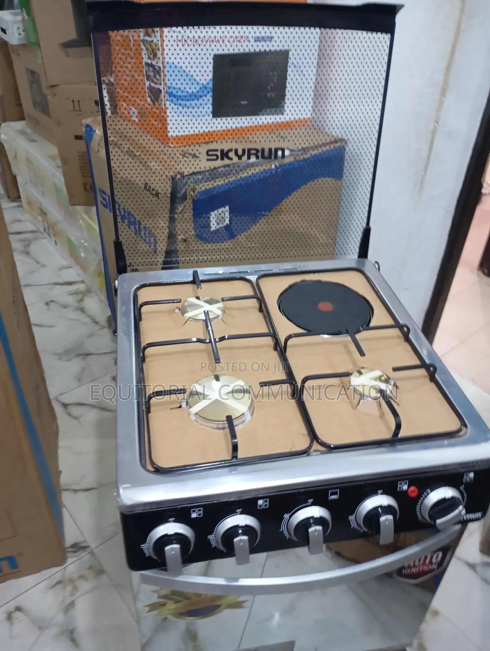 Desireable 3 +1 Skyrun Gas Cooker GCS-3g1e/X