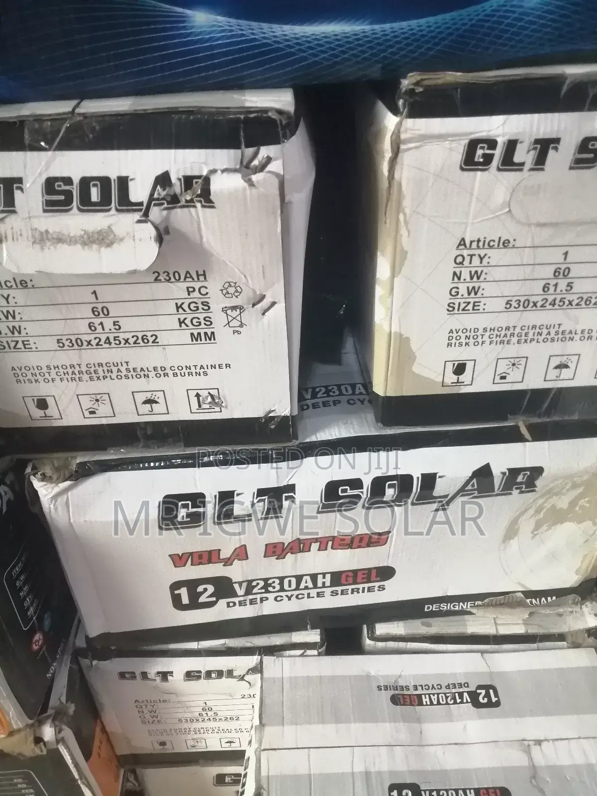 GLT Dry Cell Battery 230ah