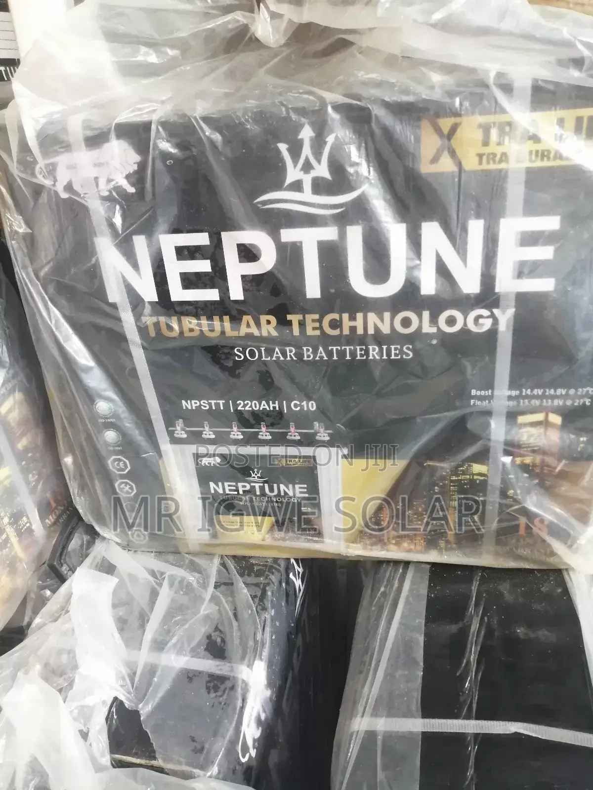 Neptune Tubular Battery 220ah
