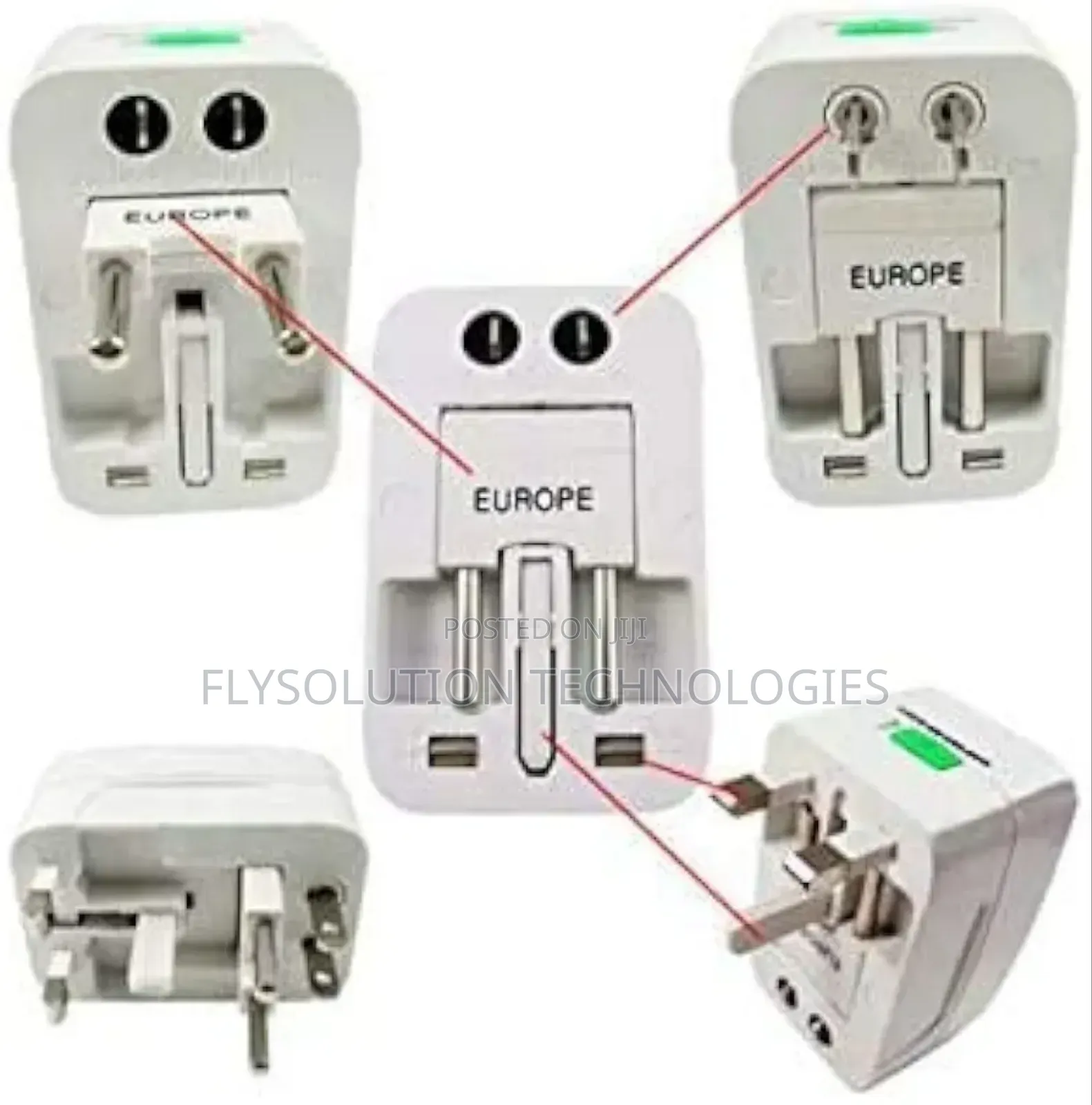 Universal Travel Adapter No Usb