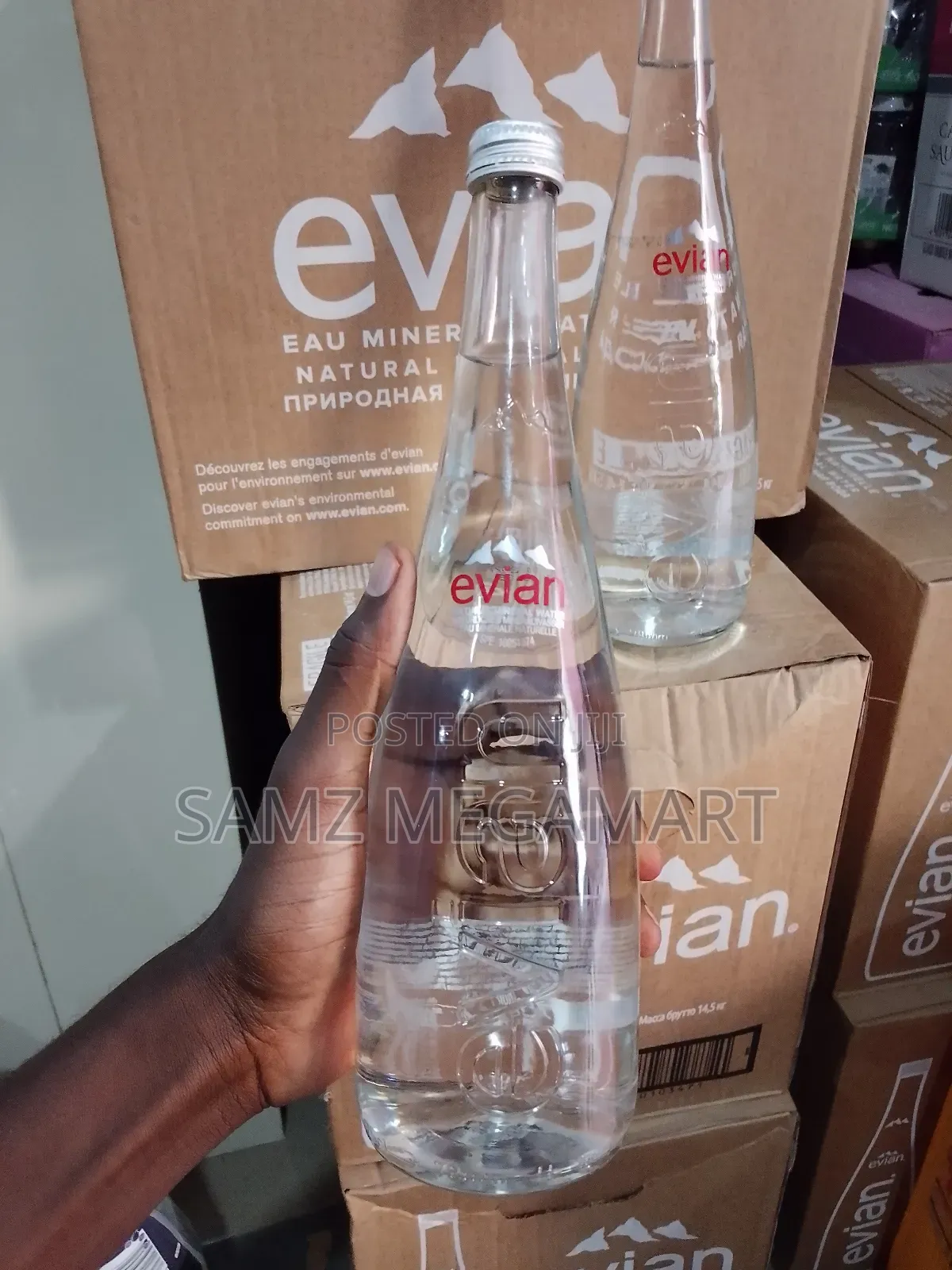 Evian Natural Mineral Water 12x75cl