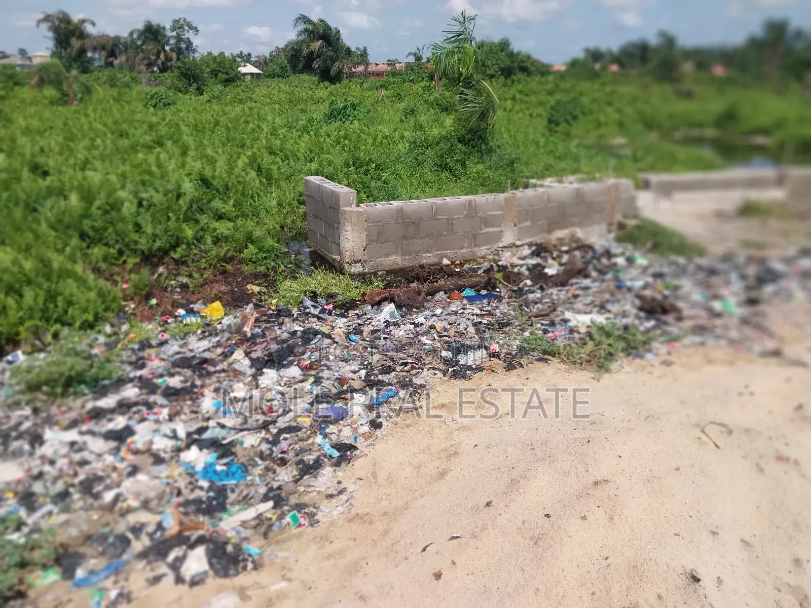 Half Plot of Land 4 Sale Akebson Iguando Built Up Area