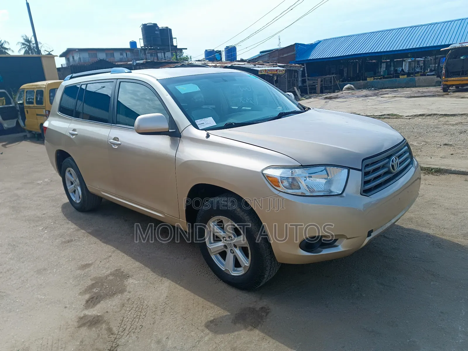 Toyota Highlander V6 2009 Gold