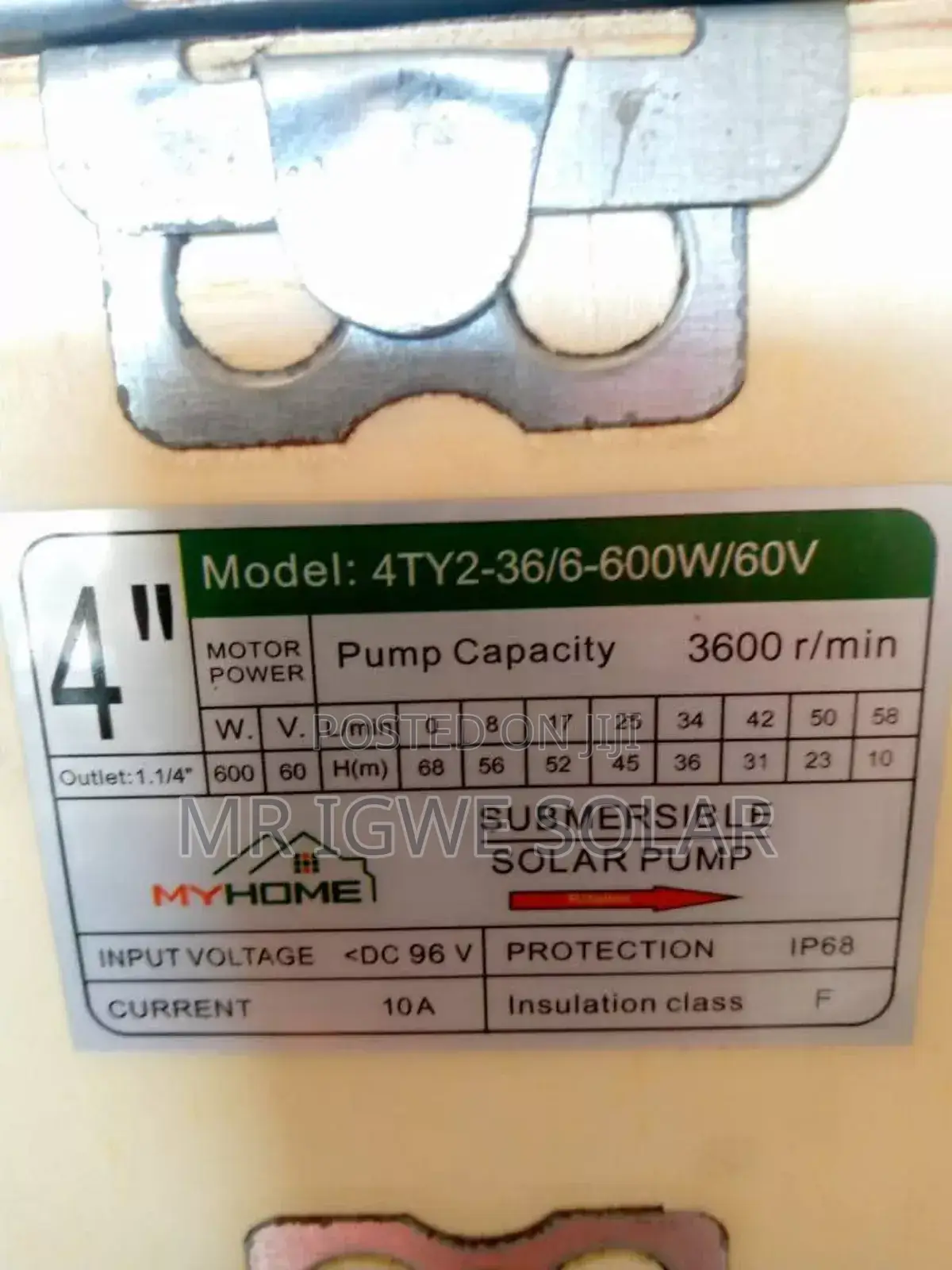 3hp Ac/Dc Solar Pump