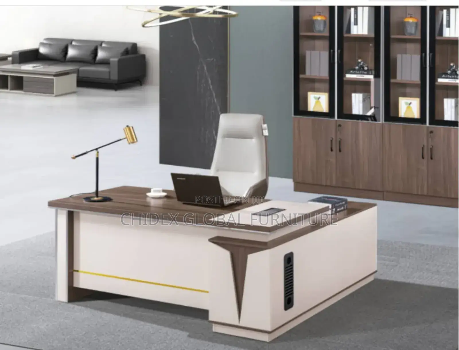 Simple Office Table With Extension