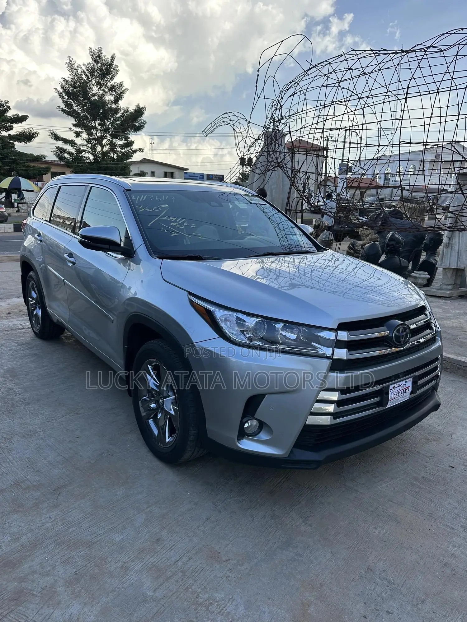 Toyota Highlander Limited Platinum 4x2 V6 (3.5L 6cyl 8A) 2017 Silver