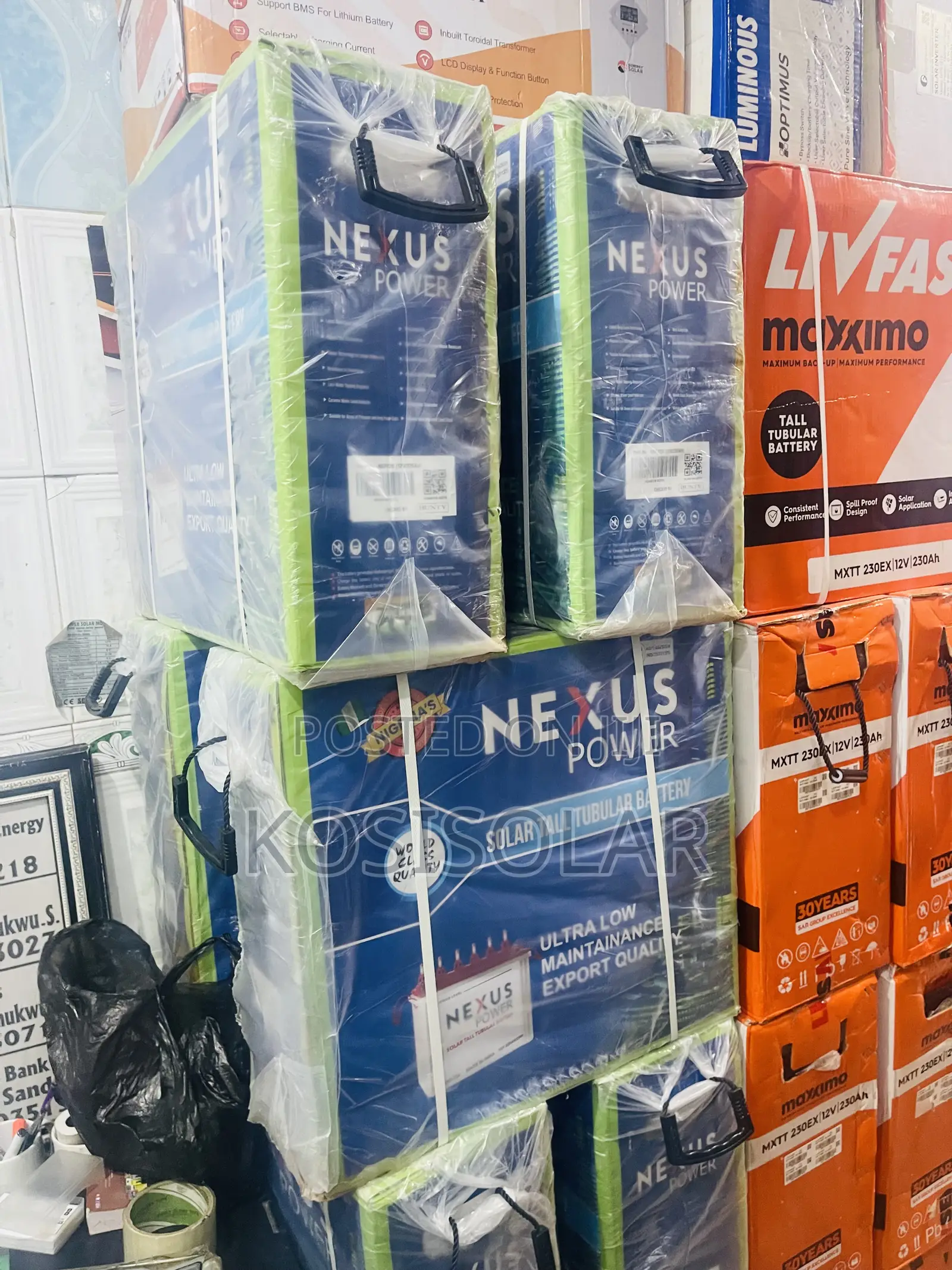 220ah 12v Nexus Tubular Solar Battery
