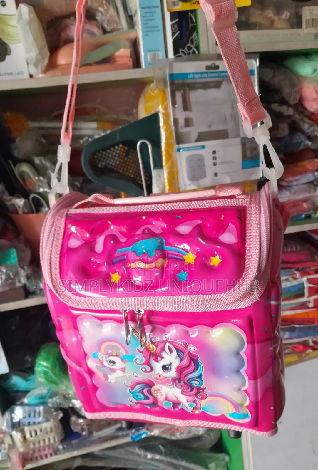 Unicorn Cartoon Character Insulated Lunch Bag