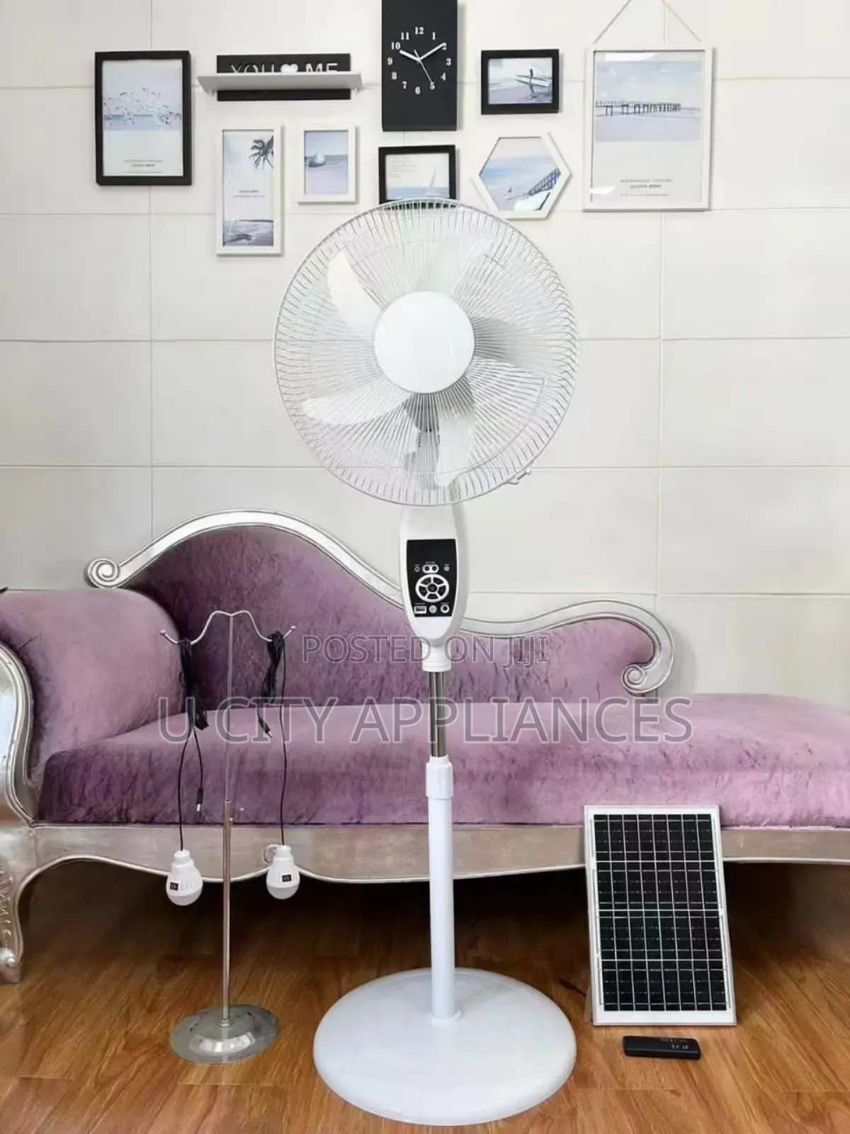 18 Inches Solar Fan Come With Remote