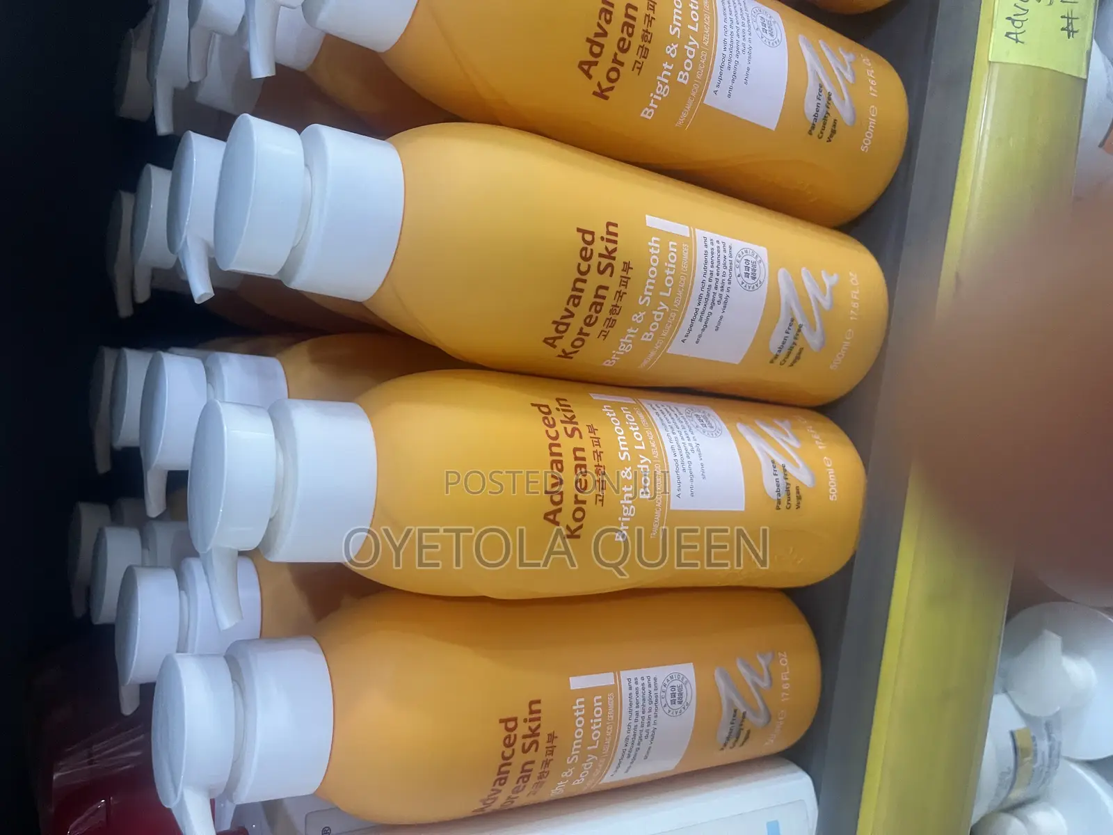 Advanced Korean Cream Bright and Smooth Body Lotion