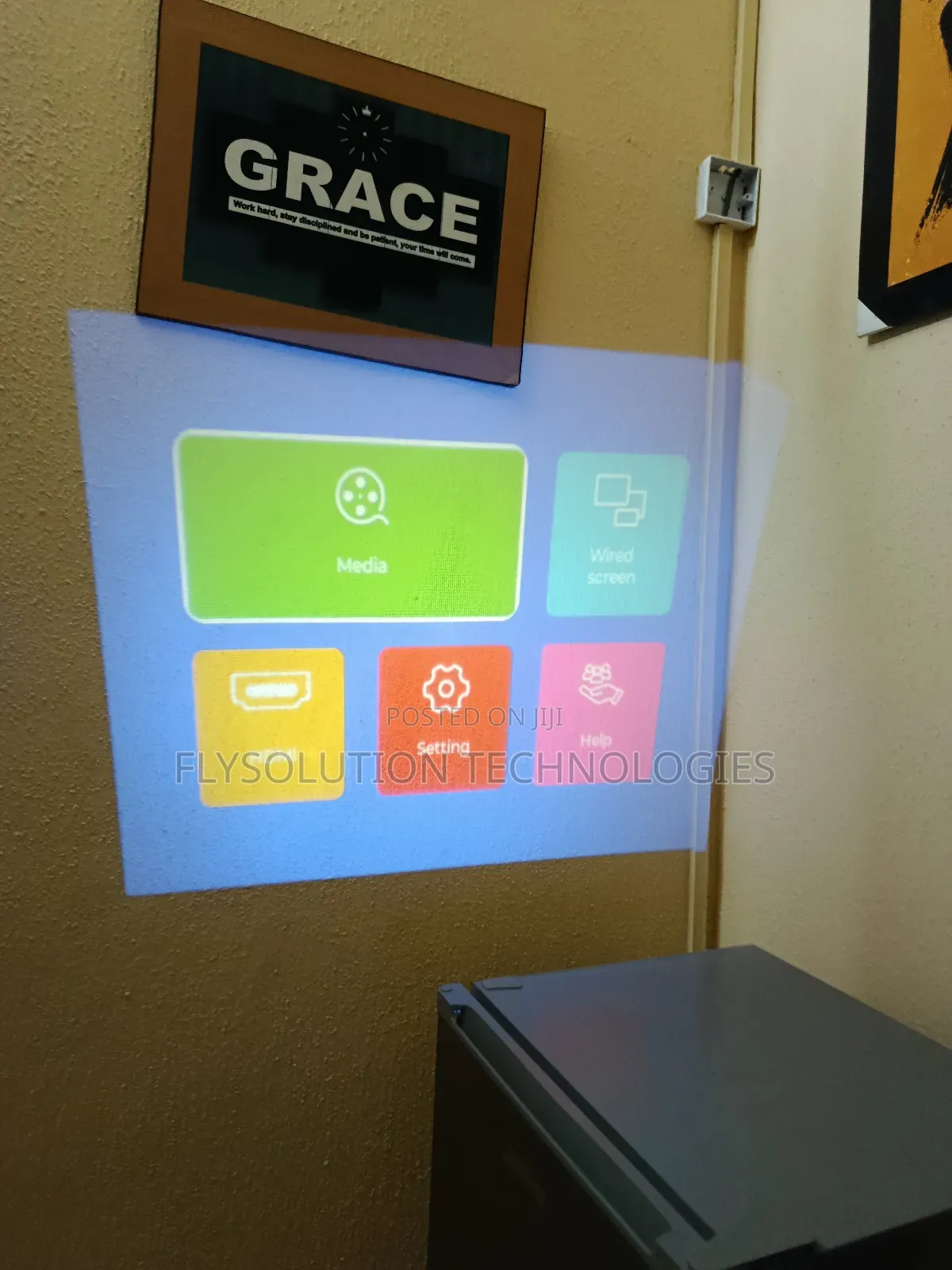 Hy300 Pro Mini Projector (Works With Power Bank)