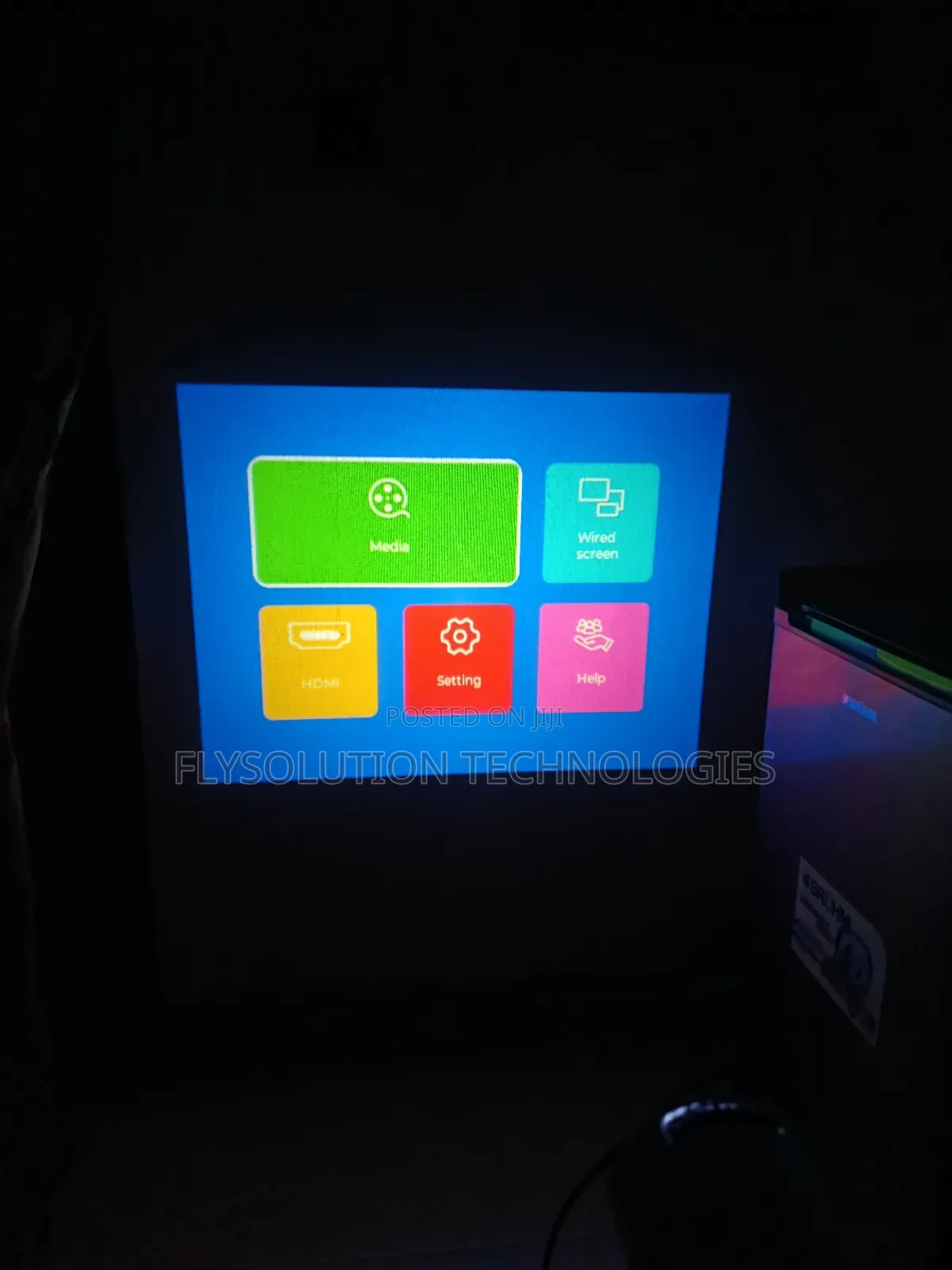 Hy300 Pro Mini Projector (Works With Power Bank)