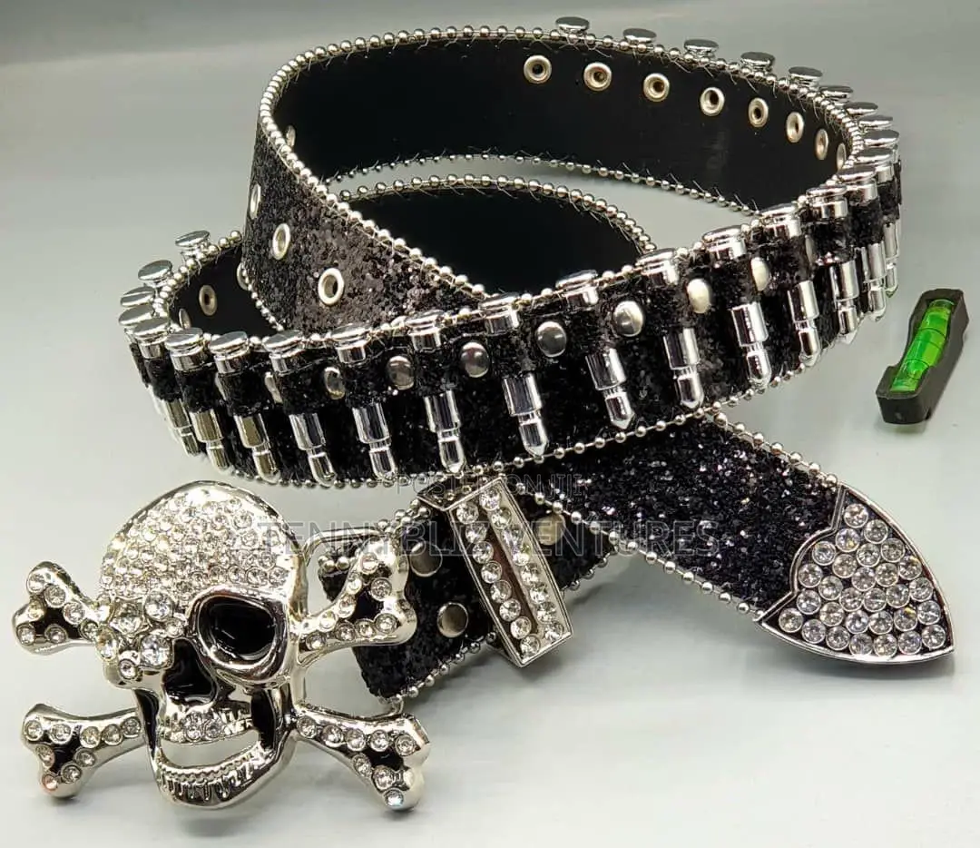 Elevated Style Latest Luxury Rhinestone X Bullet Belts