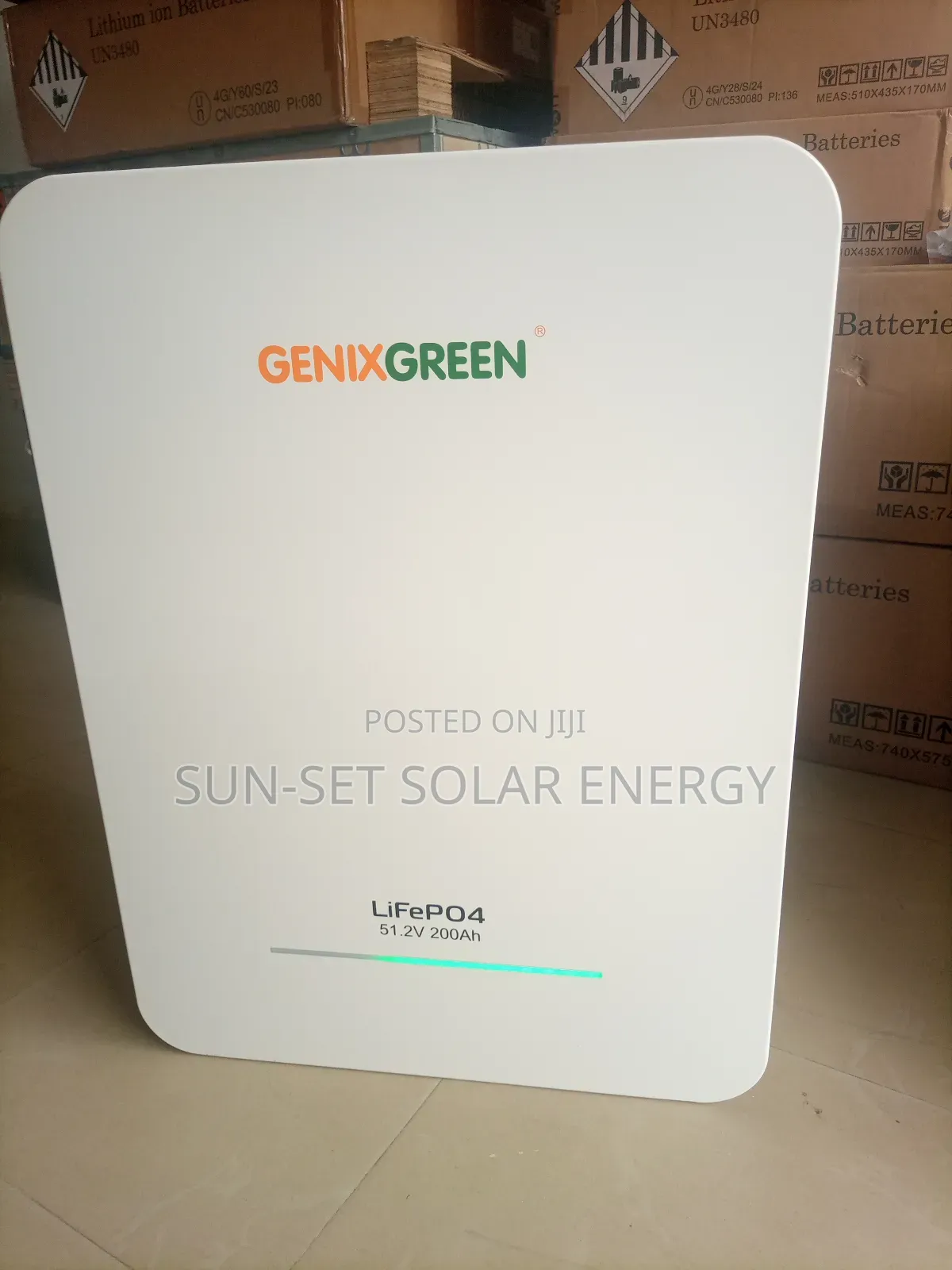 Genixgreen Lithium Battery 10kwh 51.2 v 200ah 5yrs Warranty