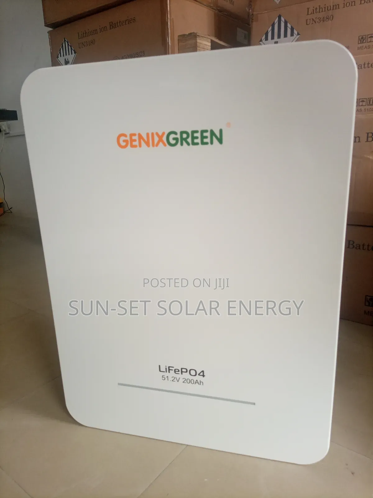 Genixgreen Lithium Battery 10kwh 51.2 v 200ah 5yrs Warranty