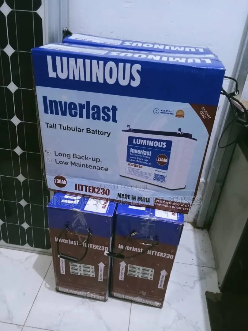 Luminous 230ah Tubular Battery