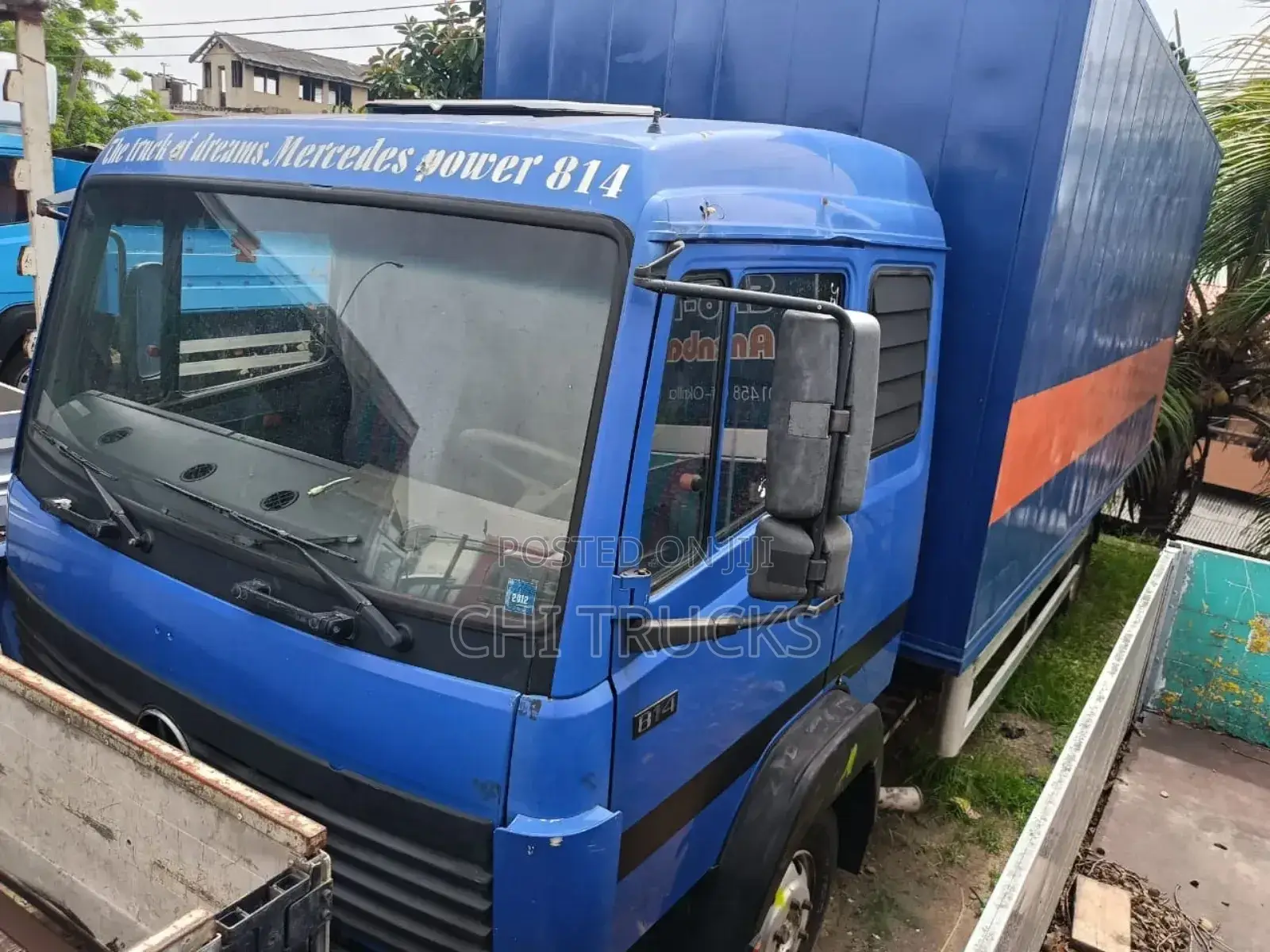 Mercedes Benz 814 Cargo Truck Double Cabin 18ft Long German