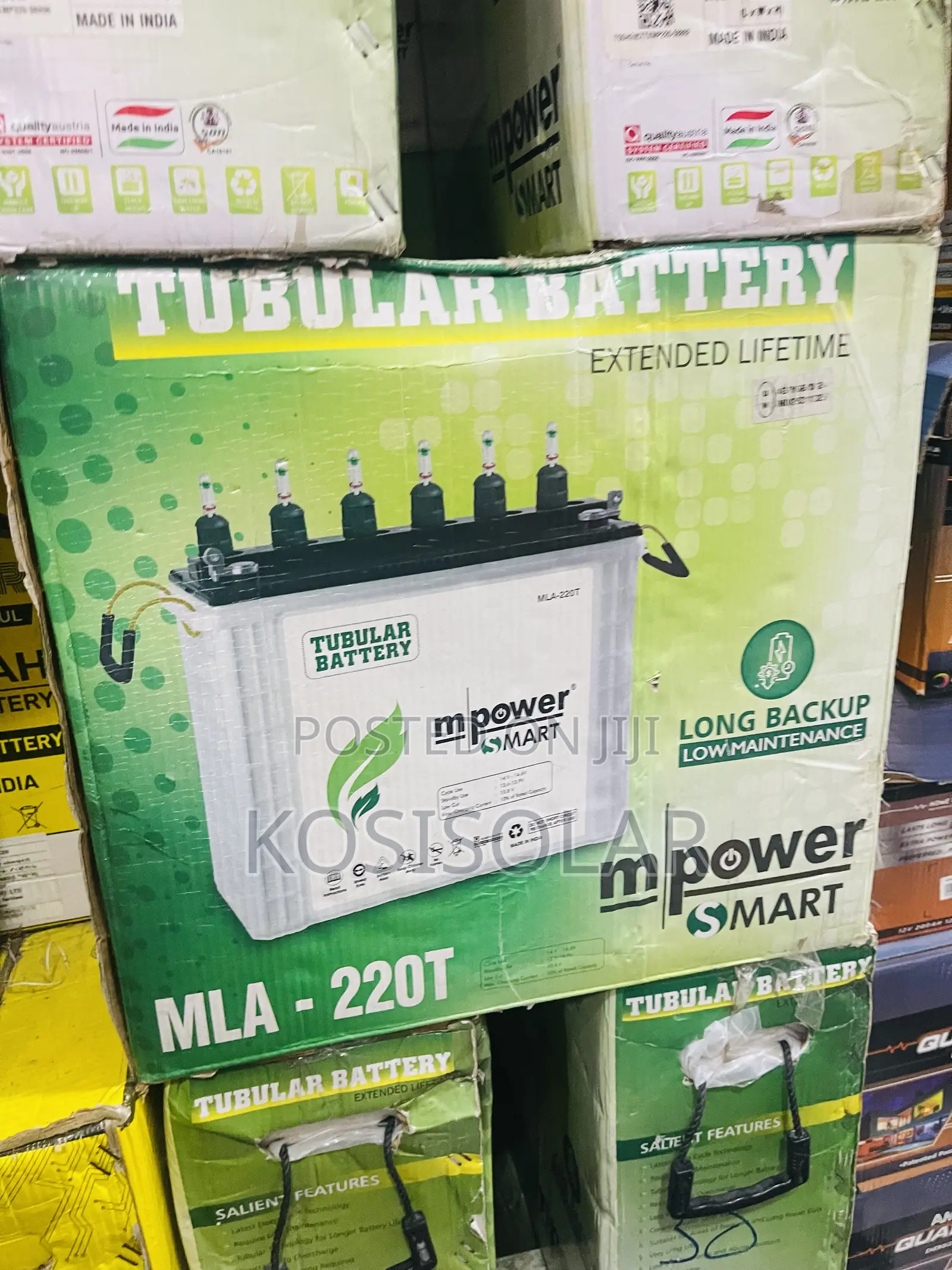 220ah 12v Mopower Solar Tubular Battery