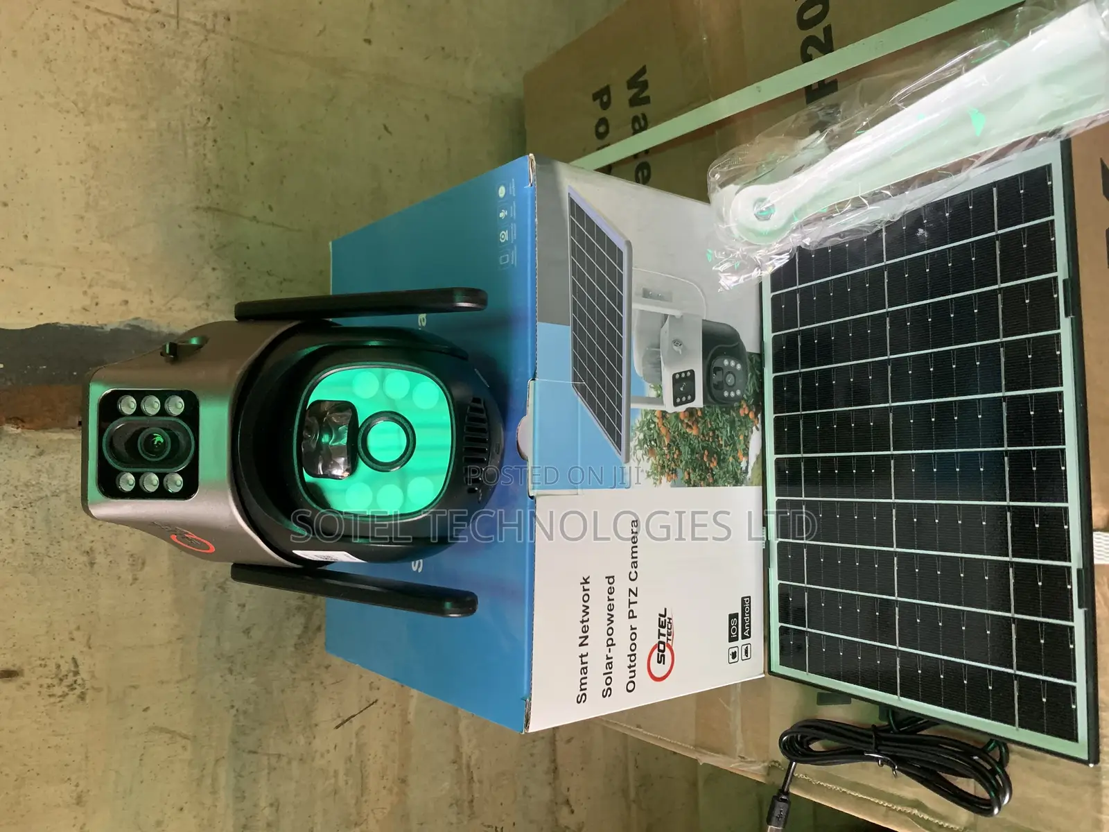 5mp Essecloud 4g Dual Lens Solar PTZ CCTV Camera