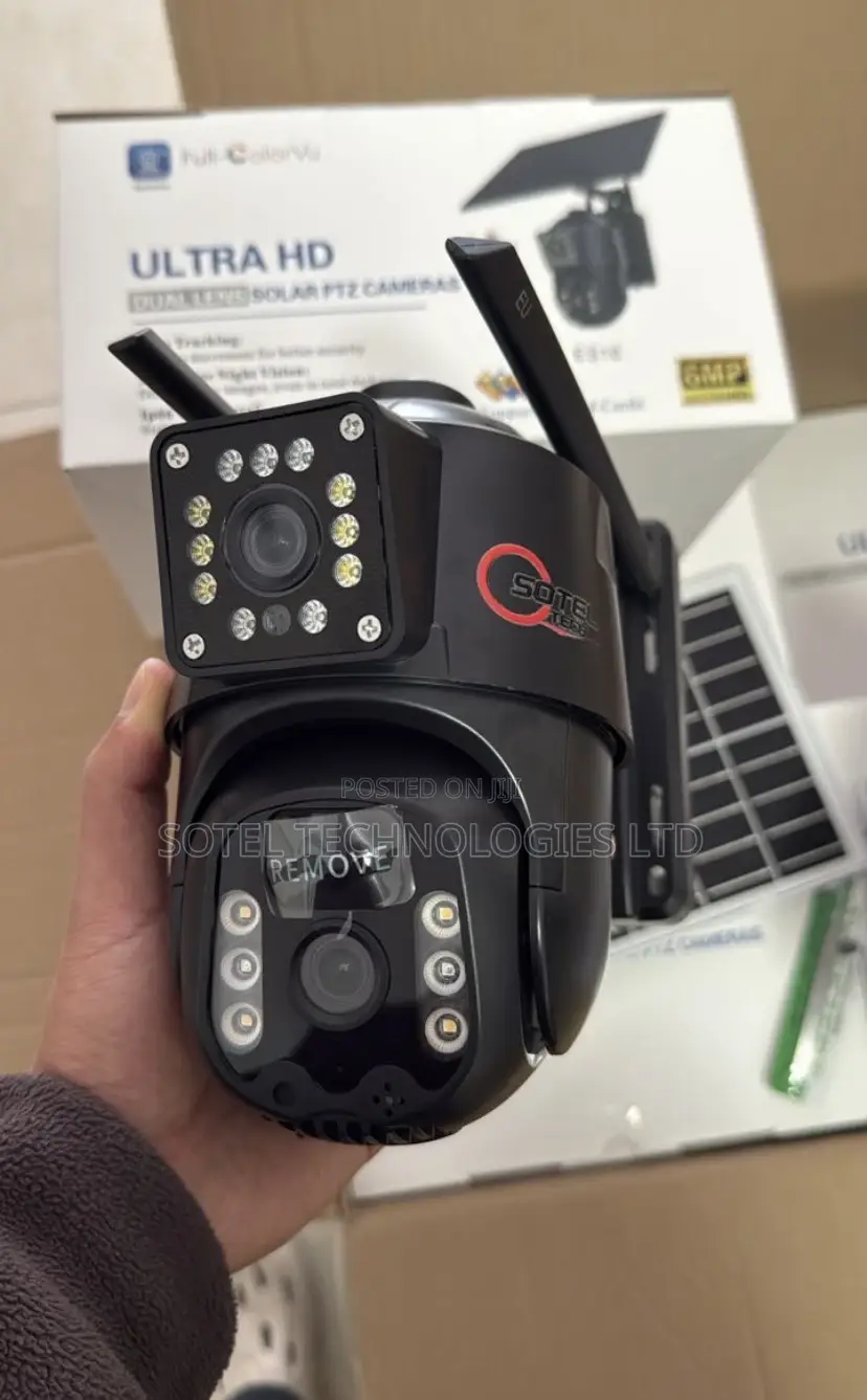 5mp 4g Dual Lens Solar PTZ CCTV Camera